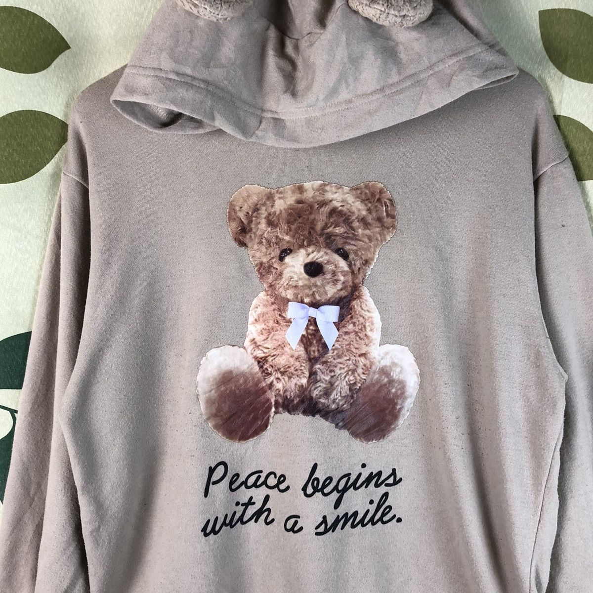 Japanese Brand × Vintage Teddy Bear Leah Matin Brown Hoodie with ears #7467 Size M / US 6-8 / IT 42-44 - 5 Thumbnail