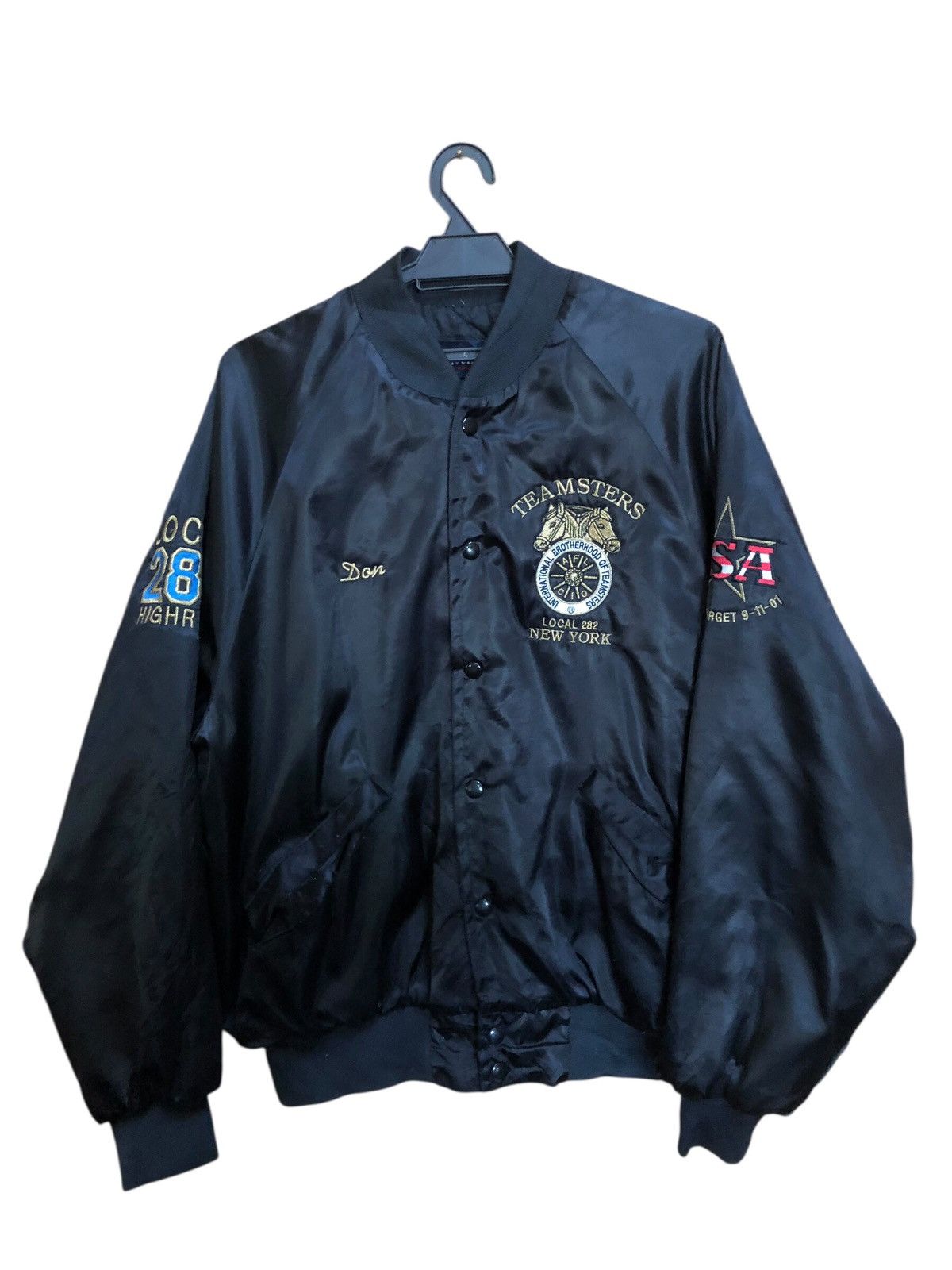 Vintage King Louie Patches Bomber Jacket Size US L / EU 52-54 / 3 - 1 Thumbnail