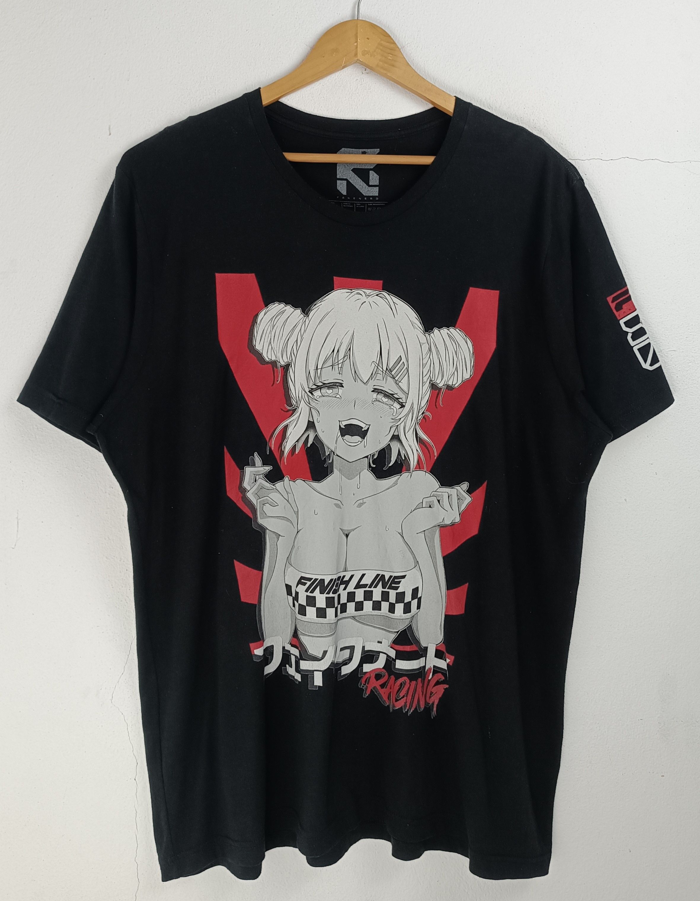 Anime VINTAGE FINISH LINE CUTE HENTAI ANIME TEE lgb ifsixwasnine Size US XXL / EU 58 / 5 - 4 Thumbnail