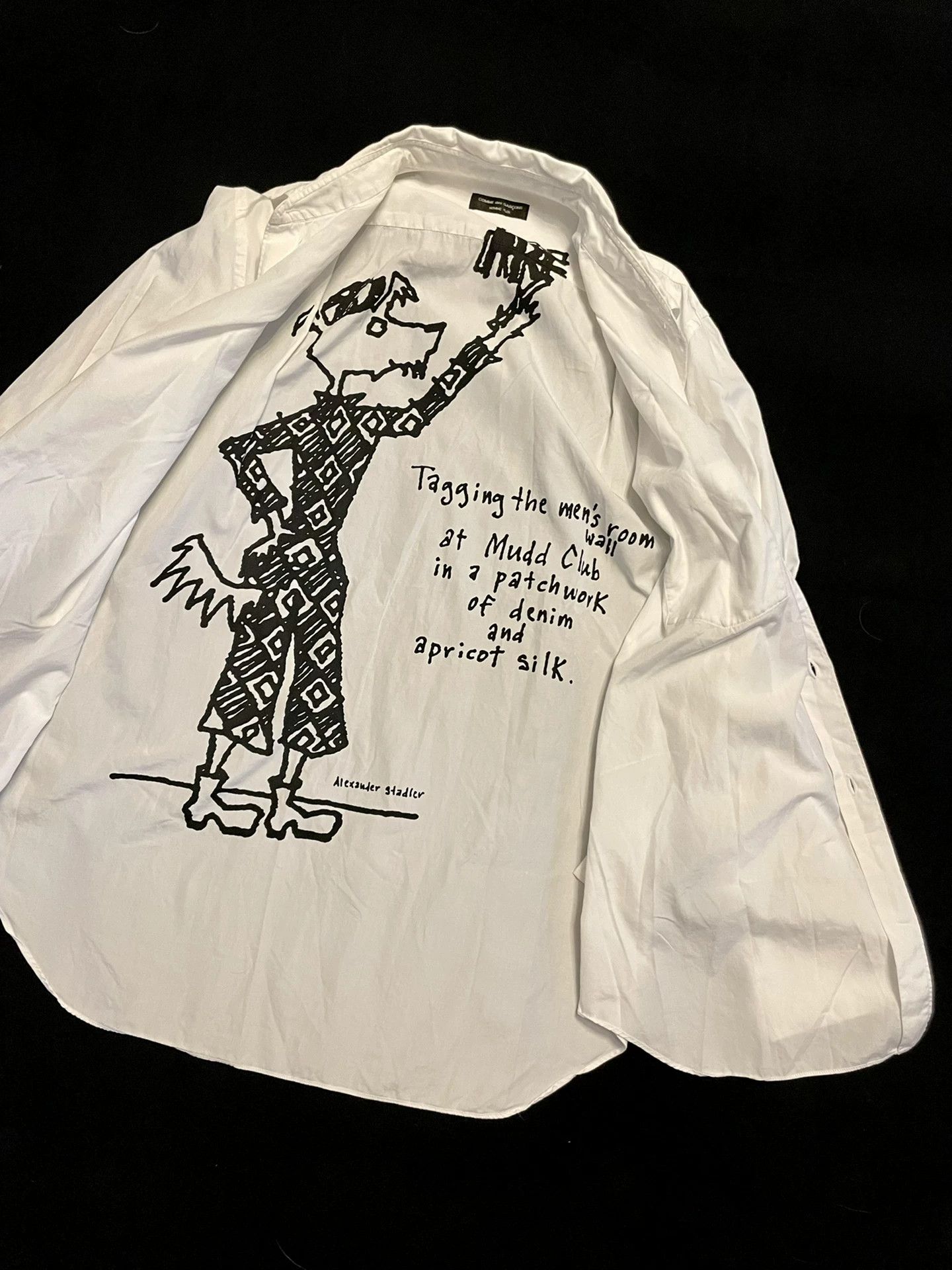 Comme des Garcons CDG Homme Plus 2004ss Reversible Graffiti Utility Shirt Size US S / EU 44-46 / 1 - 4 Thumbnail