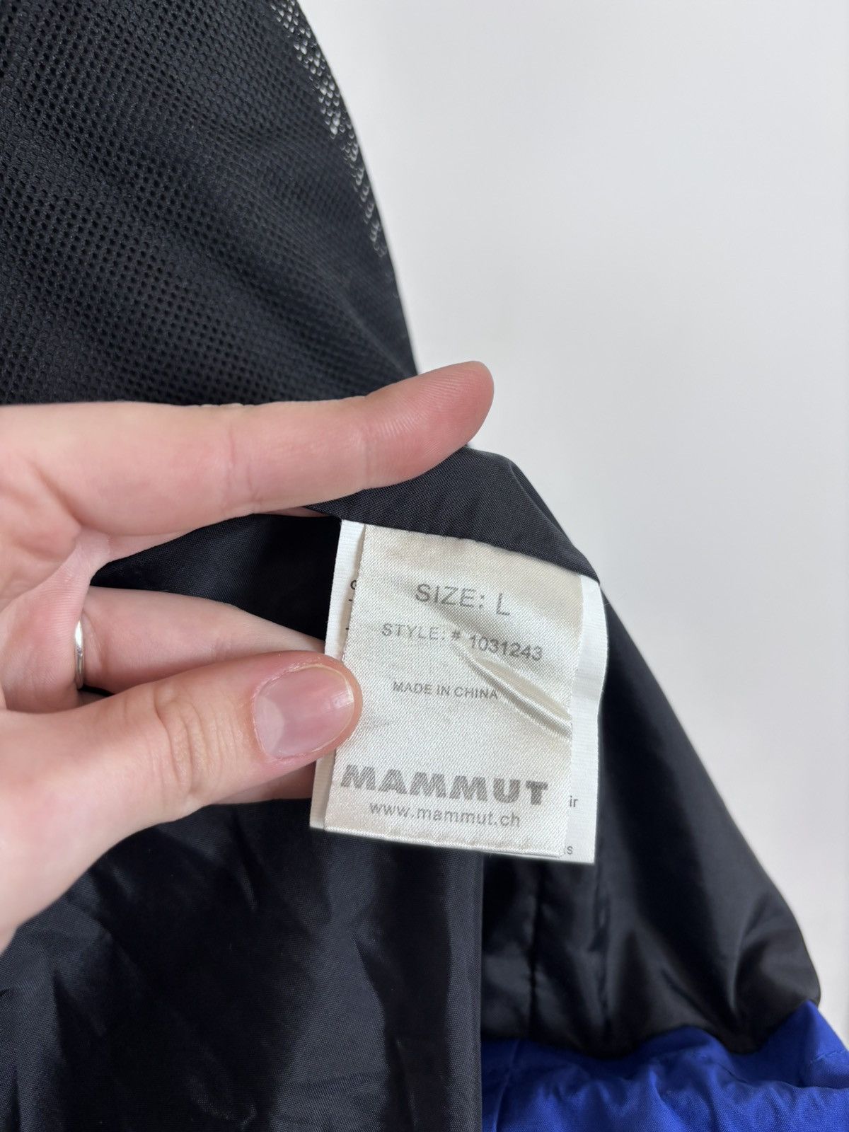 Mammut Mammut Vintage Men’s Blue/Black Gore-Tex Jacket Size US L / EU 52-54 / 3 - 17 Thumbnail