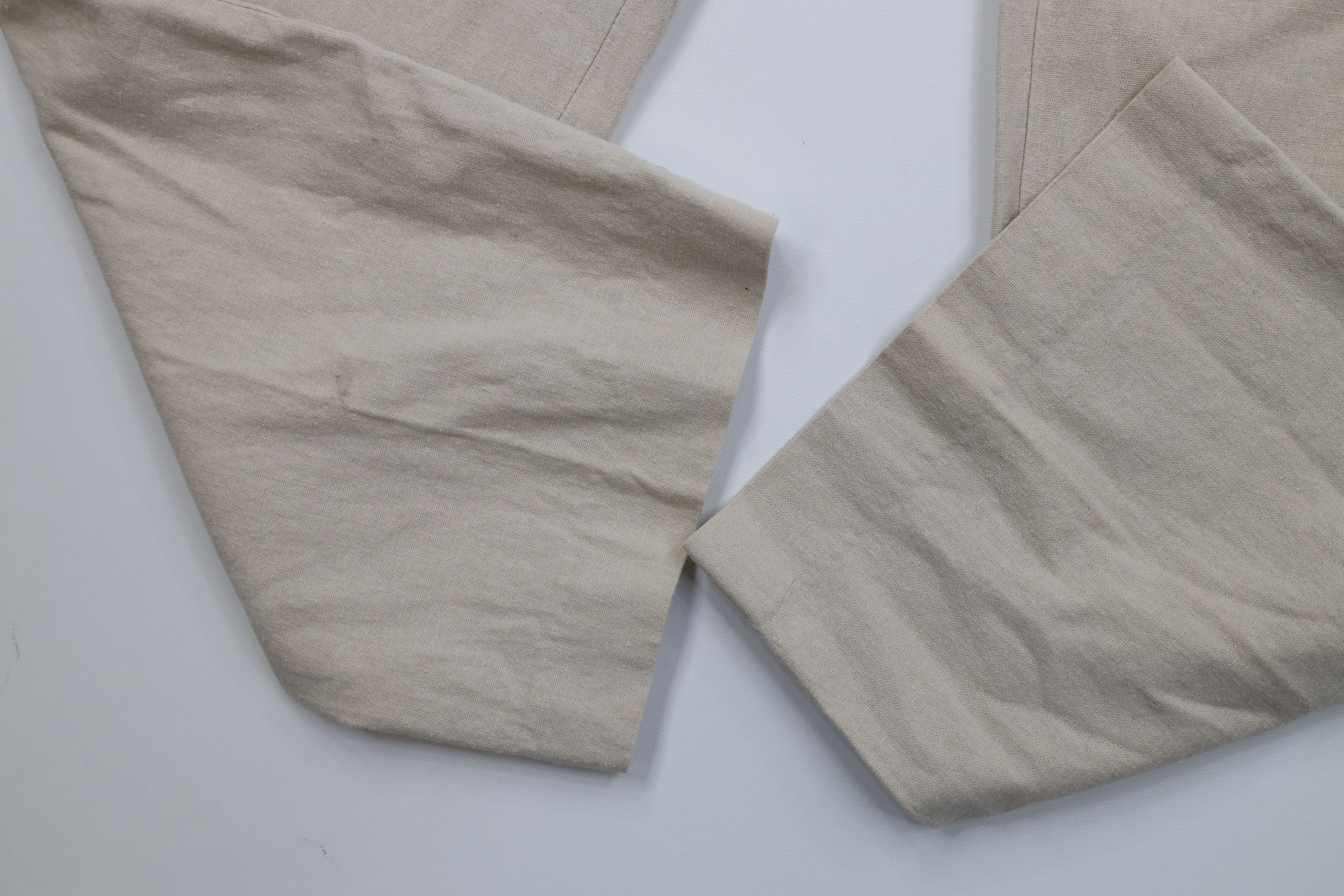 Vintage Vintage 90s Y2K Streetwear Linen Wide Leg Chino Pants Size US 38 / EU 54 - 8 Thumbnail