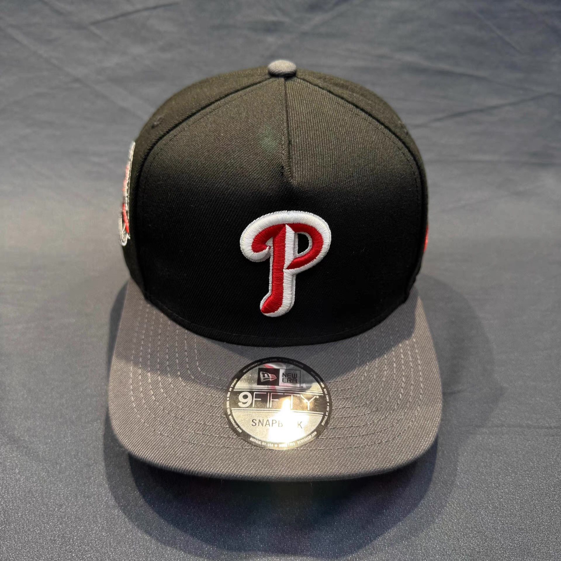 New Era New Era Baseball Cap Flat Brim Hat Q5 Size ONE SIZE - 1 Thumbnail