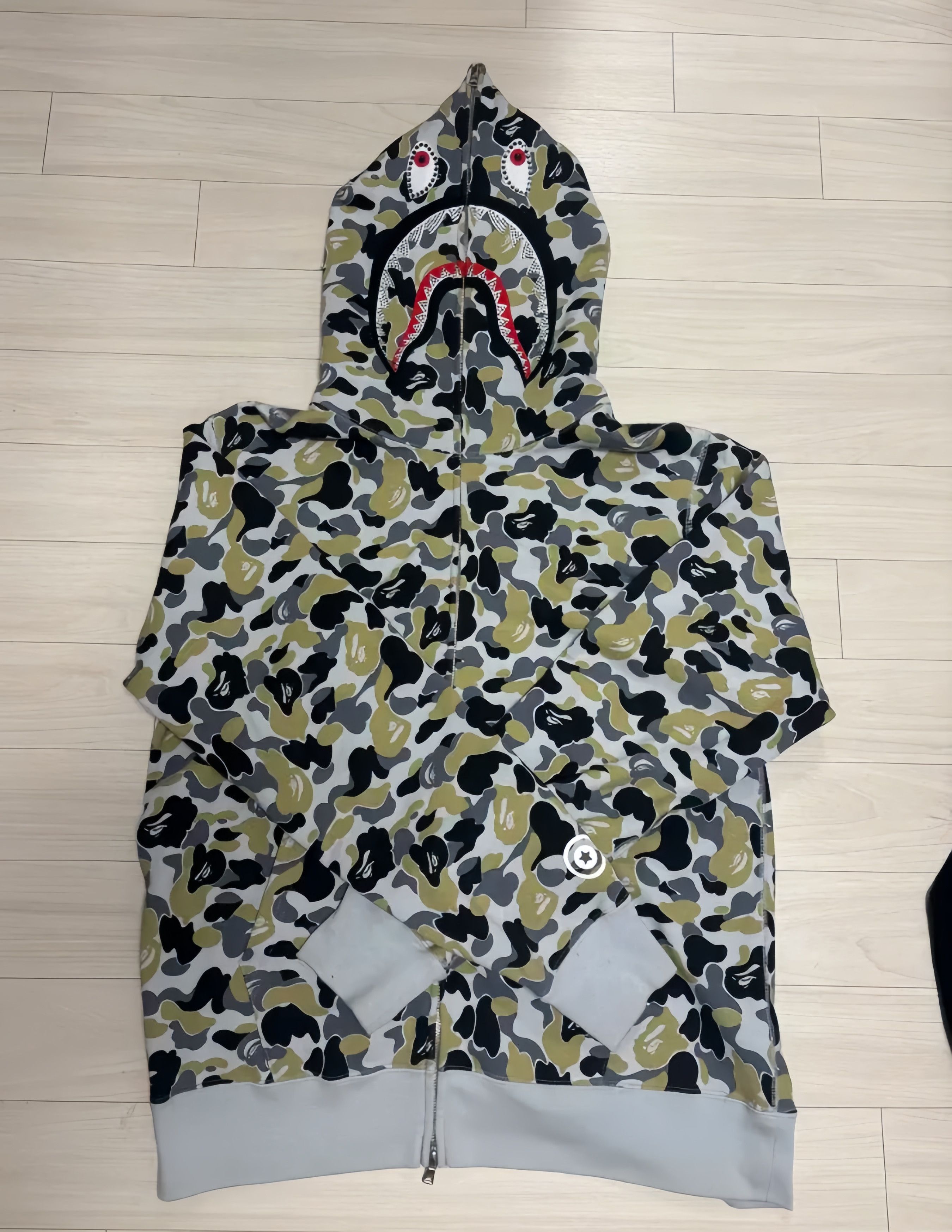 Bape Bape Ginza Store Exclusive ABC Camo Full Zip Hoodie Size US XL / EU 56 / 4 - 2 Thumbnail