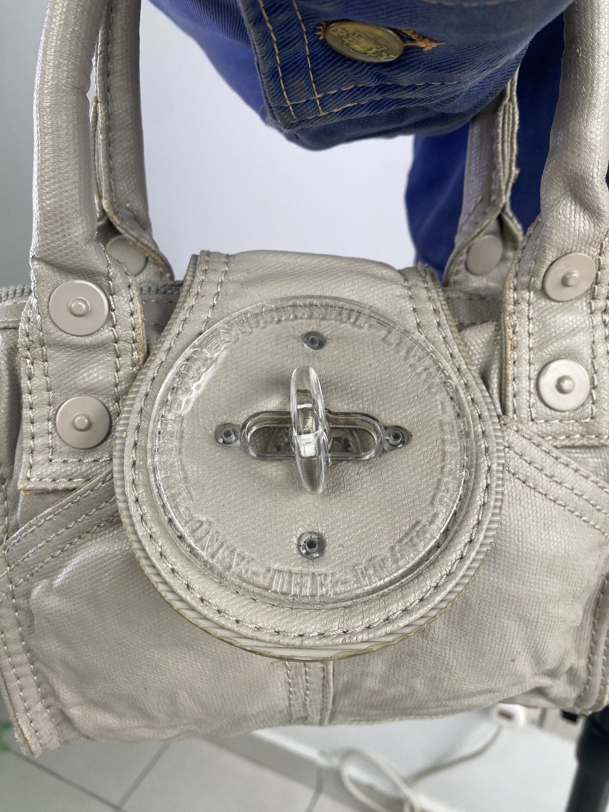 Diesel Y2K 2000's Diesel Genuine Leather Handle Bag Size ONE SIZE - 4 Thumbnail