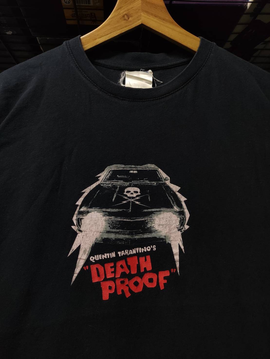 Vintage Vtg 00's Quentin Tarantino " Death Proof " Movie Promo Size US L / EU 52-54 / 3 - 1 Thumbnail