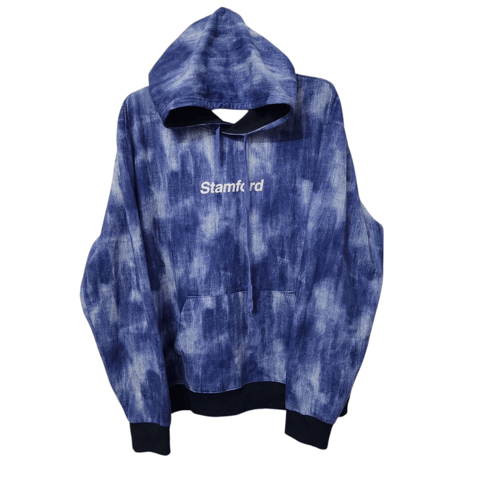 Japanese Brand Jeaning Wild Stamford Denim Hoodie Sweatshirt Size US XXL / EU 58 / 5 - 1 Thumbnail