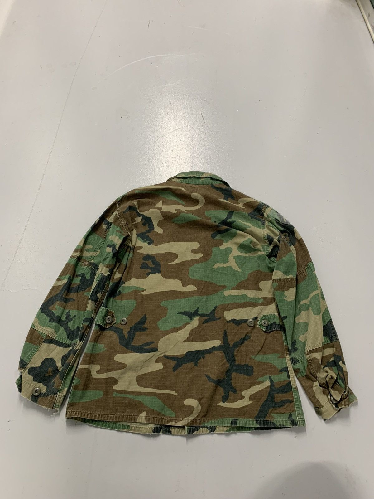 Other Vintage Woodland US Camo Utility Jacket - Small Regular Size US S / EU 44-46 / 1 - 8 Thumbnail