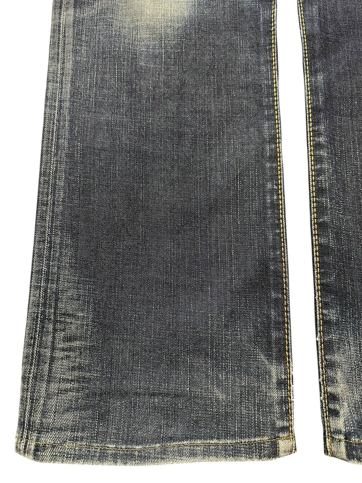 Edwin Vintage Edwin 503 Blue Trip Faded Wash Distress Baggy Jeans Size US 32 / EU 48 - 7 Thumbnail