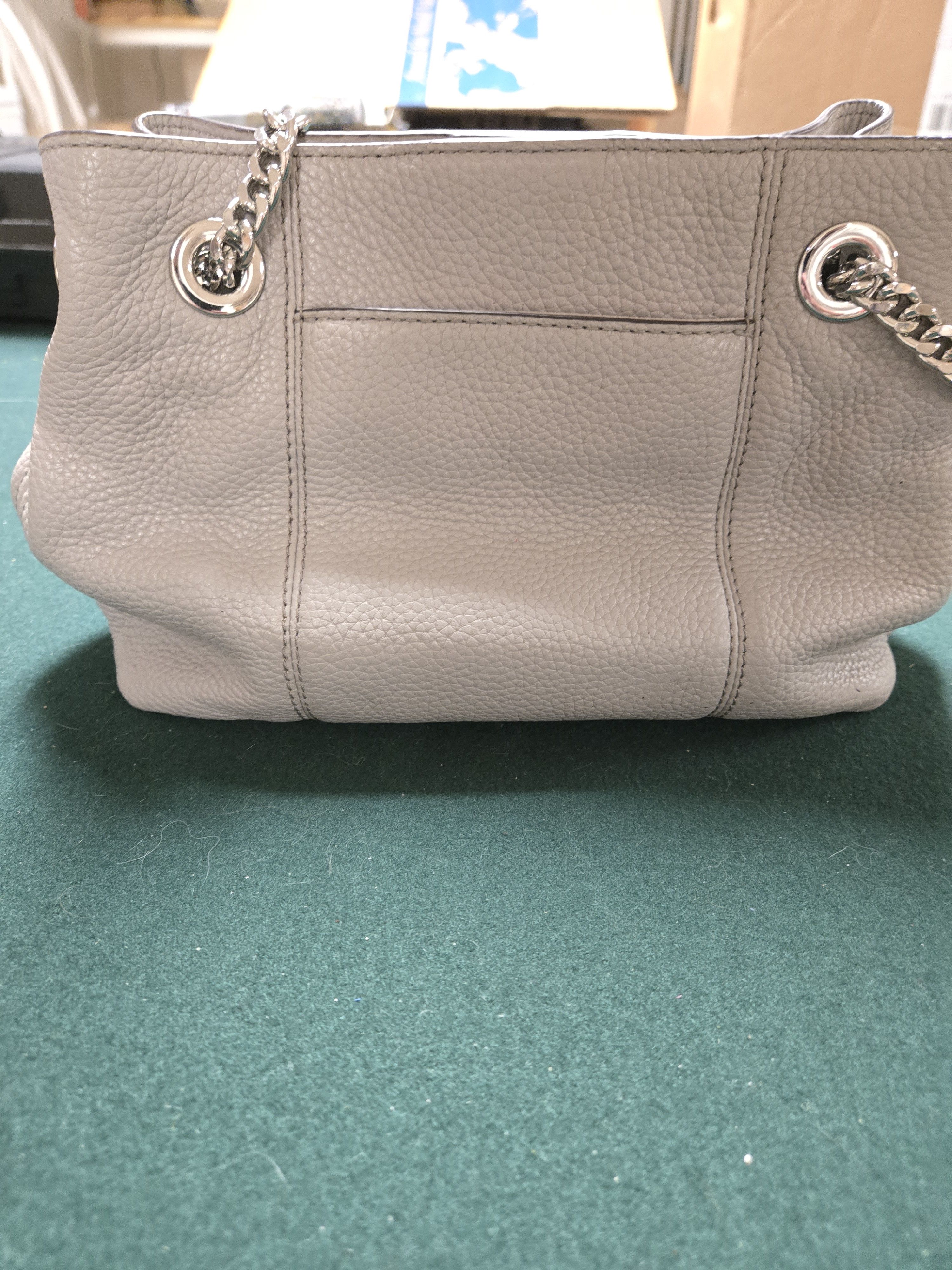 Michael Kors Michael Kors Soft Gray Satchel Handbag Size ONE SIZE - 4 Thumbnail