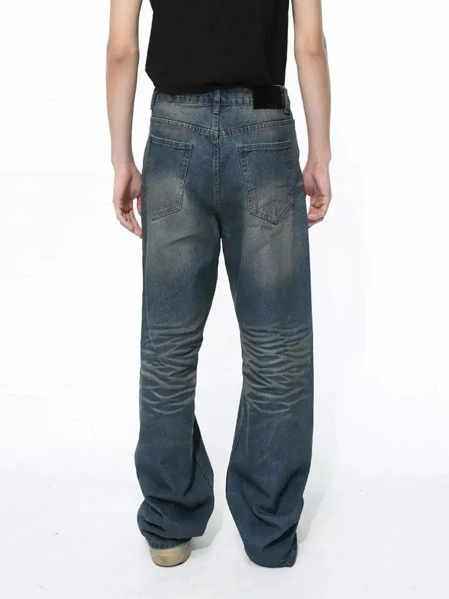 Japanese Brand Retro loose high street straight leg jeans Size US 32 / EU 48 - 4 Thumbnail