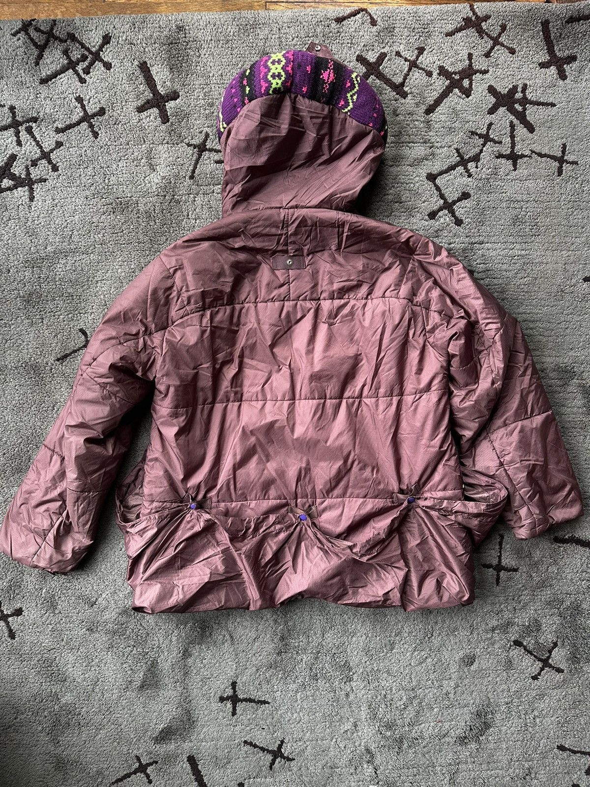 Final Home Final Home Purple Knit Puffer Jacke Size US M / EU 48-50 / 2 - 2 Thumbnail