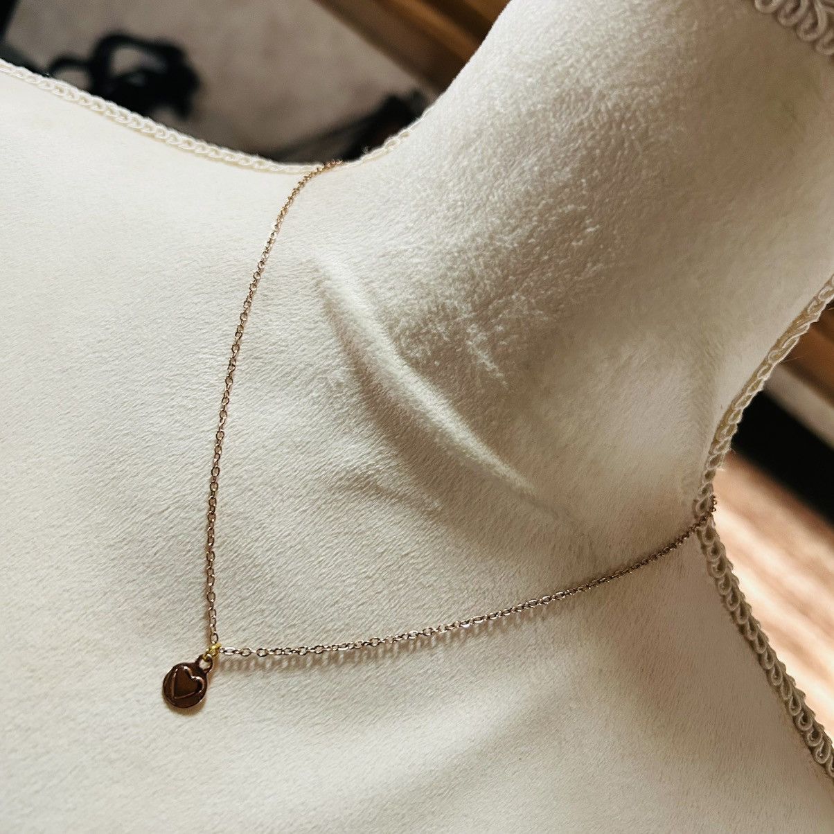 Vintage Vintage LA Jewelry rose gold 925 heart pendant necklace Size ONE SIZE - 2 Thumbnail