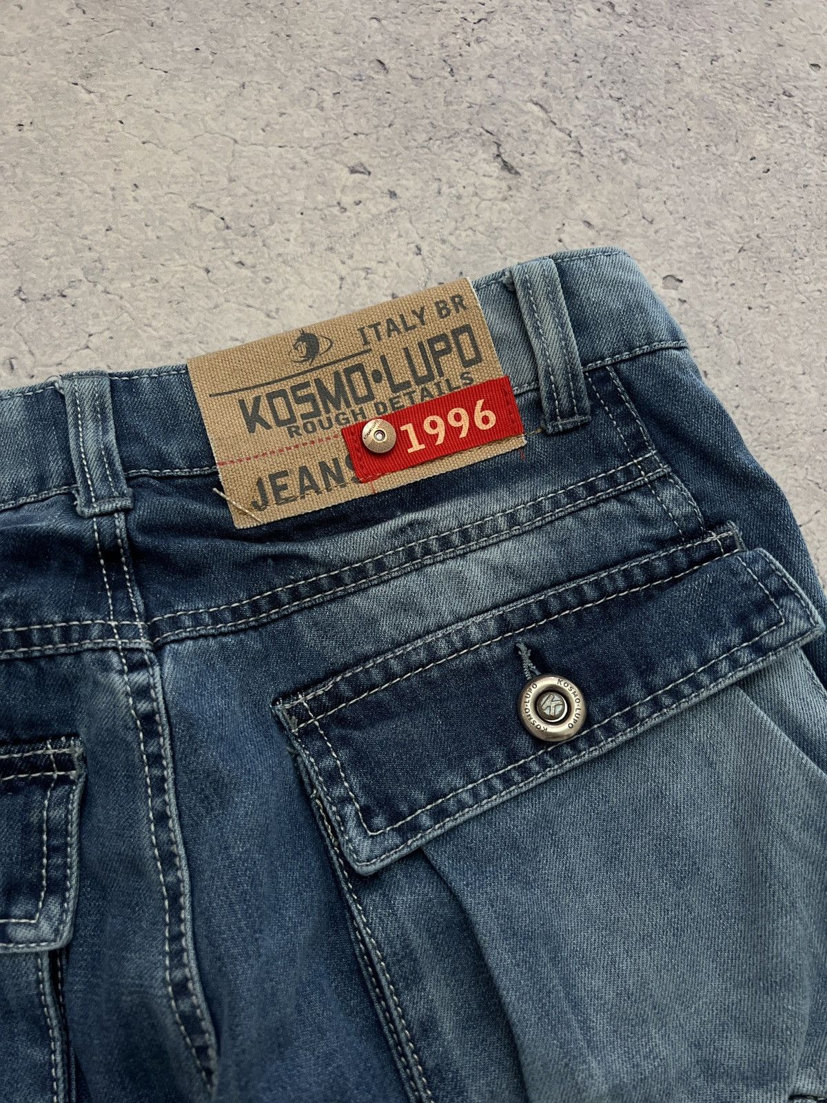 Other DISTRESSED DENIM VINTAGE PANTS FADED DIRTY CRASHED OPIUM Size US 30 / EU 46 - 5 Thumbnail