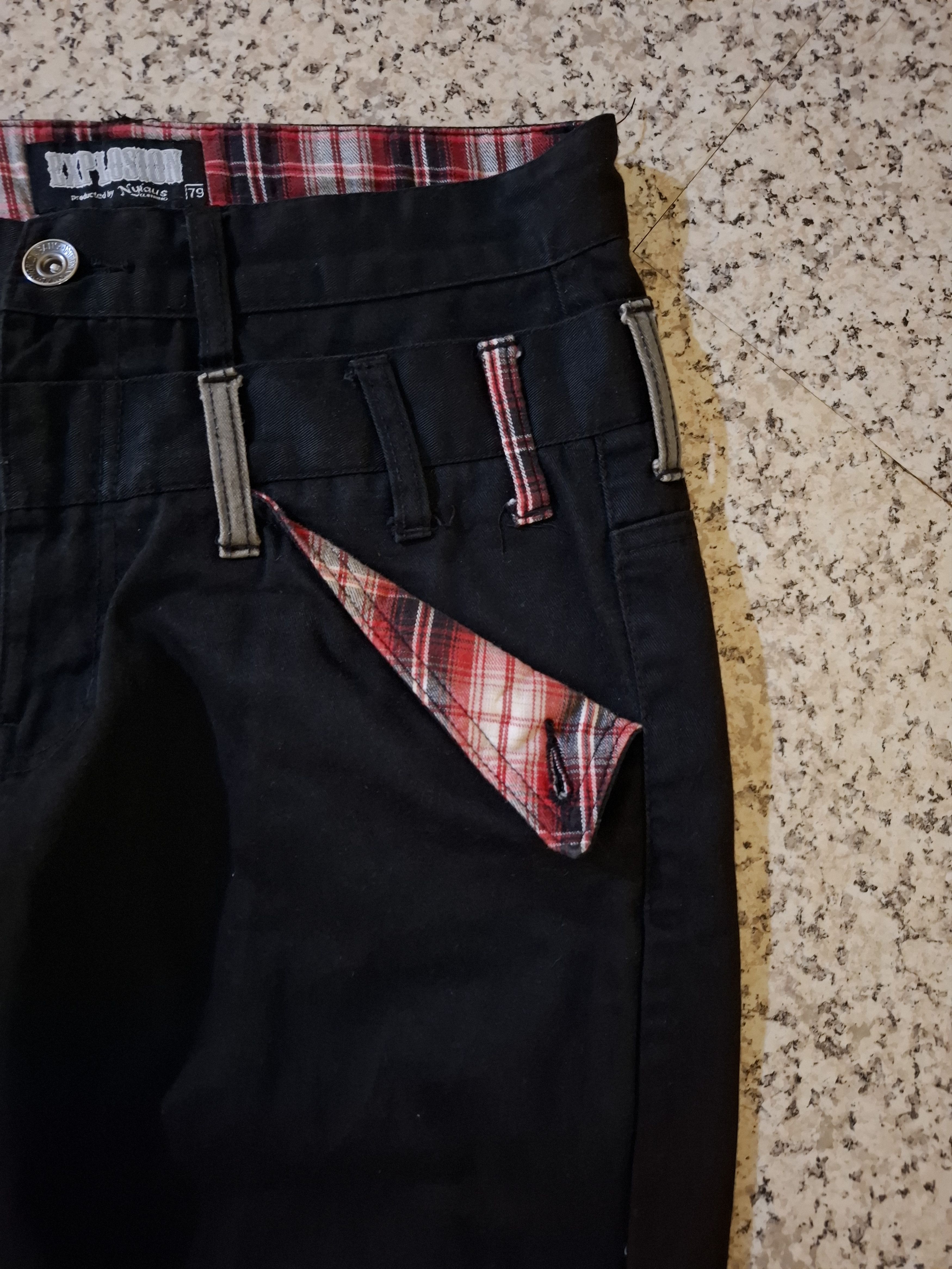Japanese Brand 💥 RARE Nylaus Double Waist Seditionaries Bondage Punk Style Size US 30 / EU 46 - 4 Thumbnail