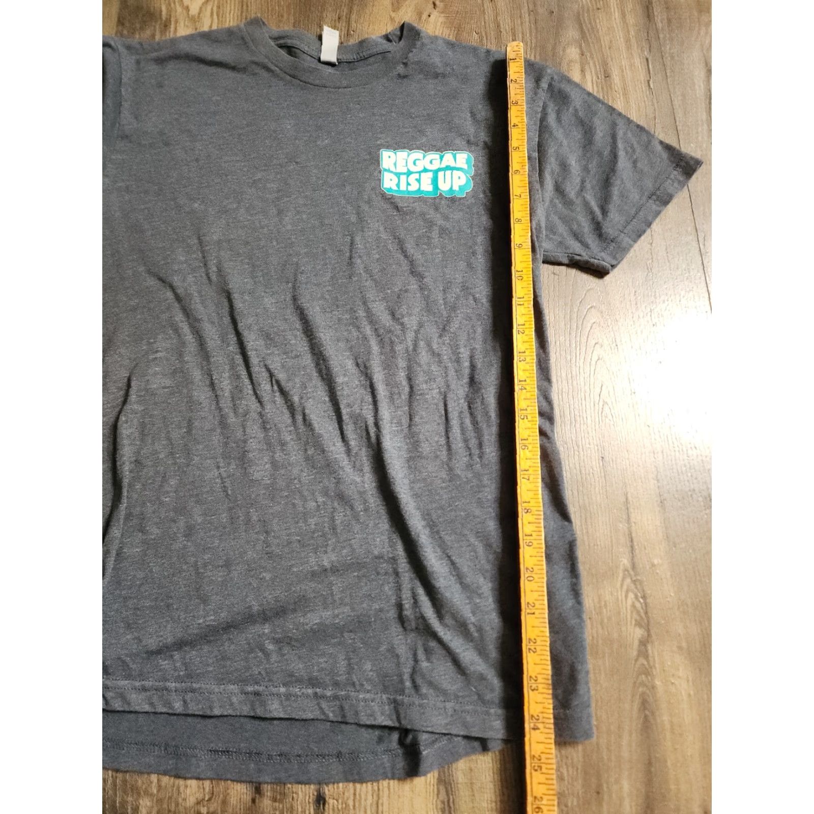 Next Level VINTAGE Mens M Reggae Rise Up 2024 Tour T Shirt Double Sided Distressed Logo Graphic Print Size US M / EU 48-50 / 2 - 3 Thumbnail