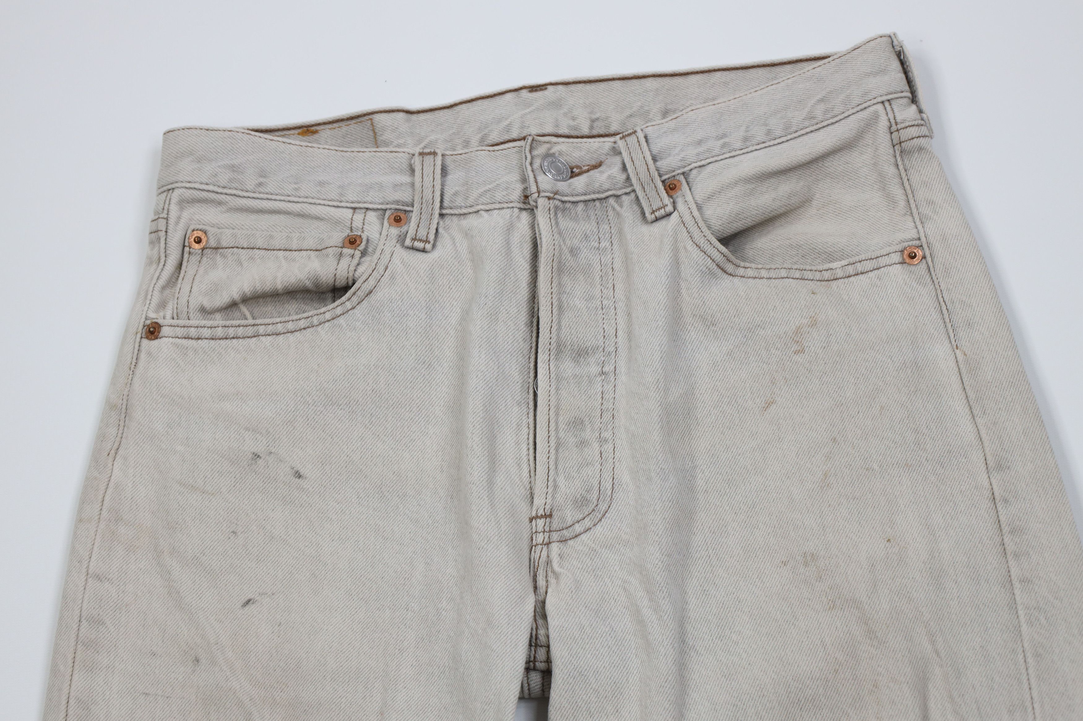 Levi's Vintage 90s Levis 501xx Button Fly Original Fit Jeans USA Size US 31 - 2 Thumbnail