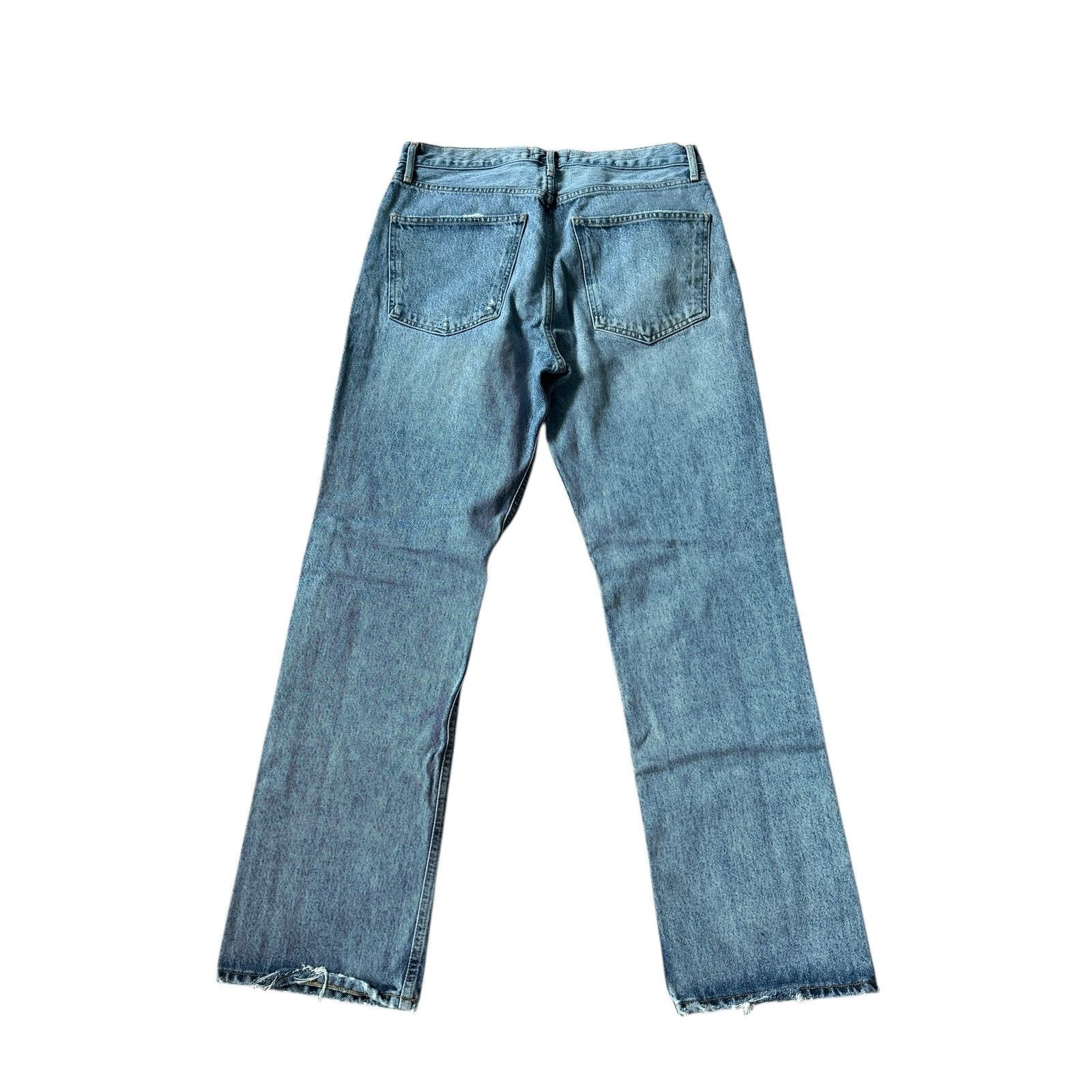 Agolde AGOLDE Lana Straight Jean Backdrop Distressed Size 29" - 3 Thumbnail