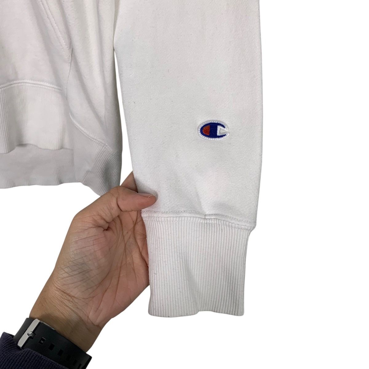 Champion Champion White Pullover Hoodie Size US M / EU 48-50 / 2 - 12 Thumbnail