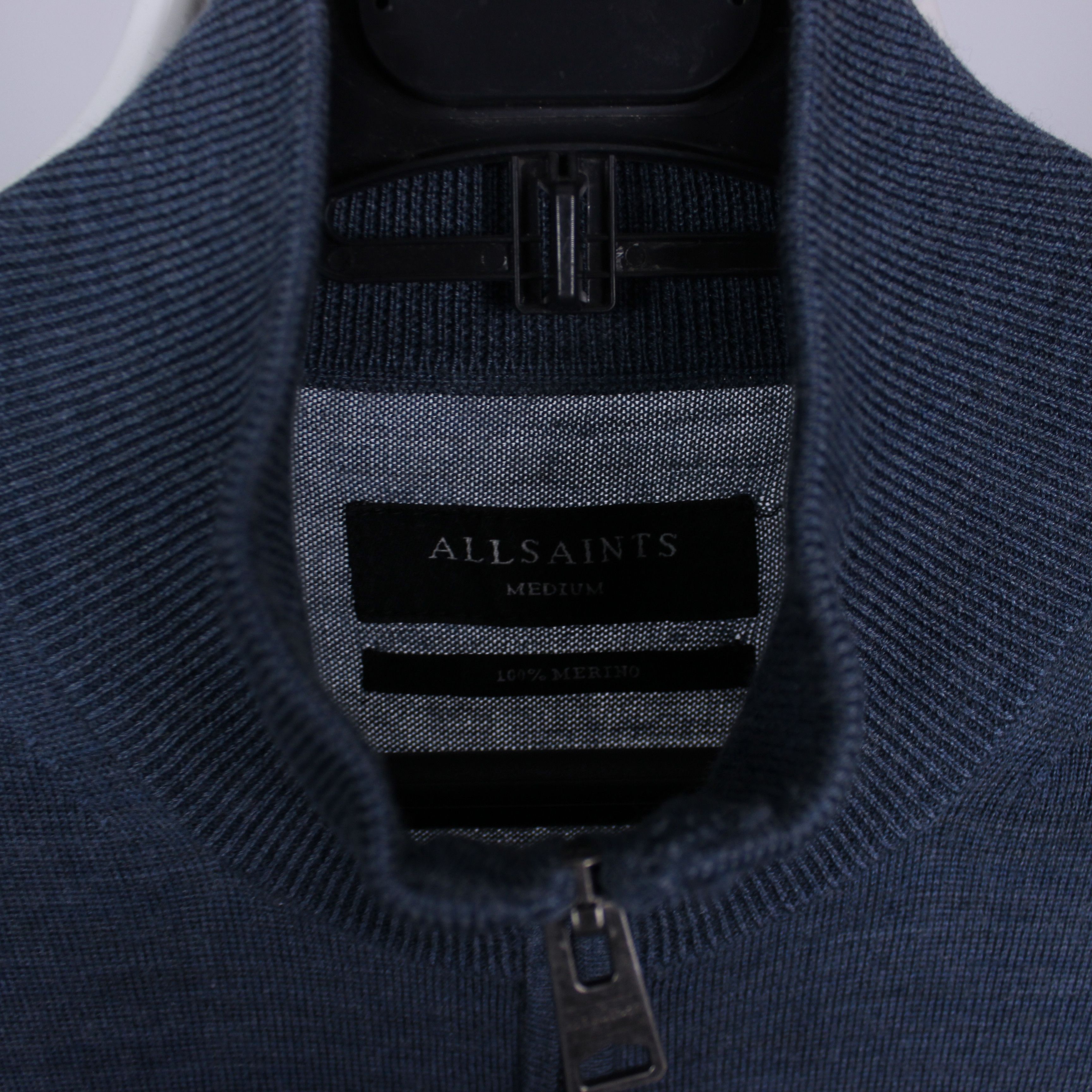 Allsaints Allsaints sweater men wool merino rare zip S M Size US M / EU 48-50 / 2 - 3 Thumbnail