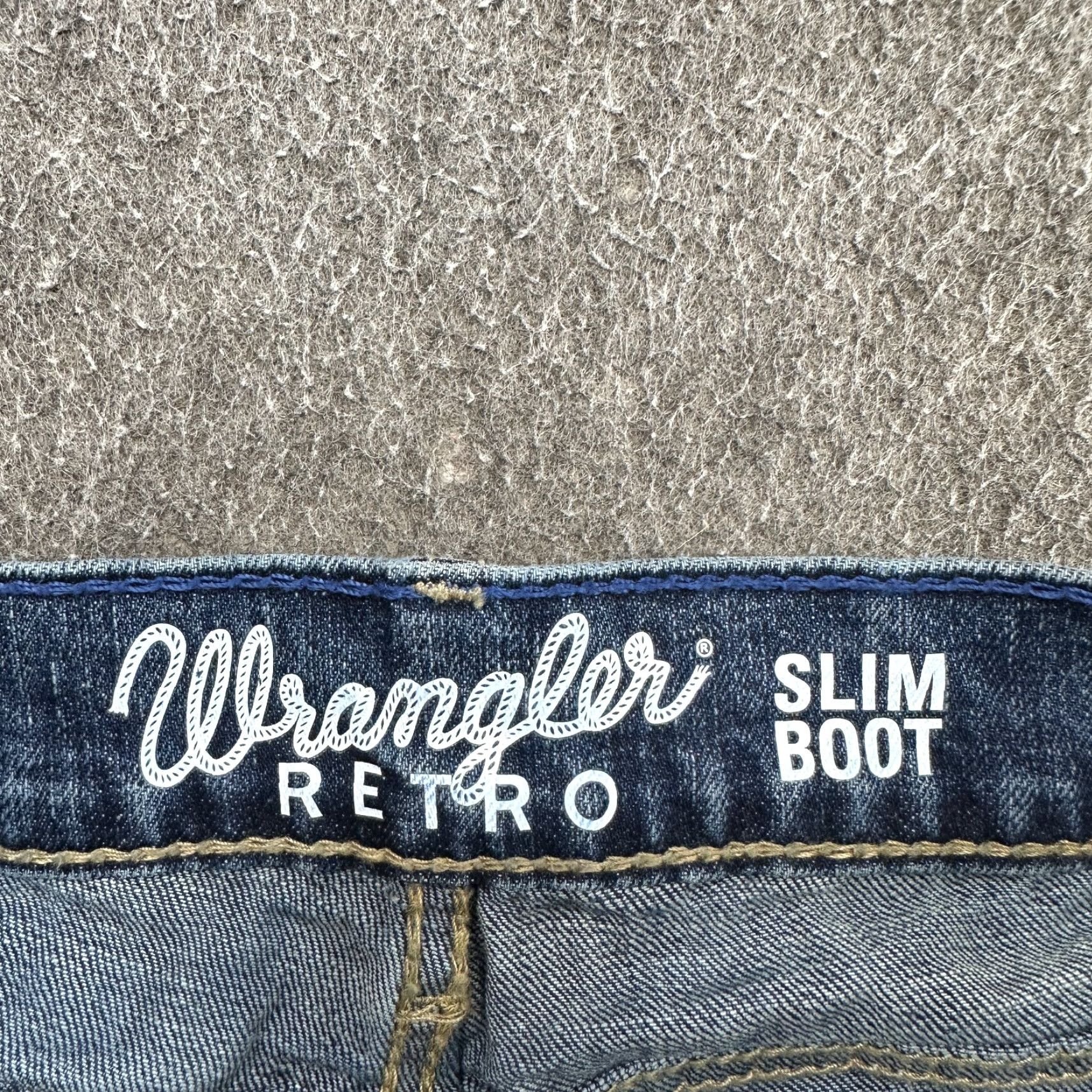 Wrangler Wrangler Retro Jeans Mens 30x29 Blue Medium Wash Slim Bootcut Stretch Denim 5-Pocket Regular Fit USA Cowboy Jeans Size US 30 / EU 46 - 3 Thumbnail