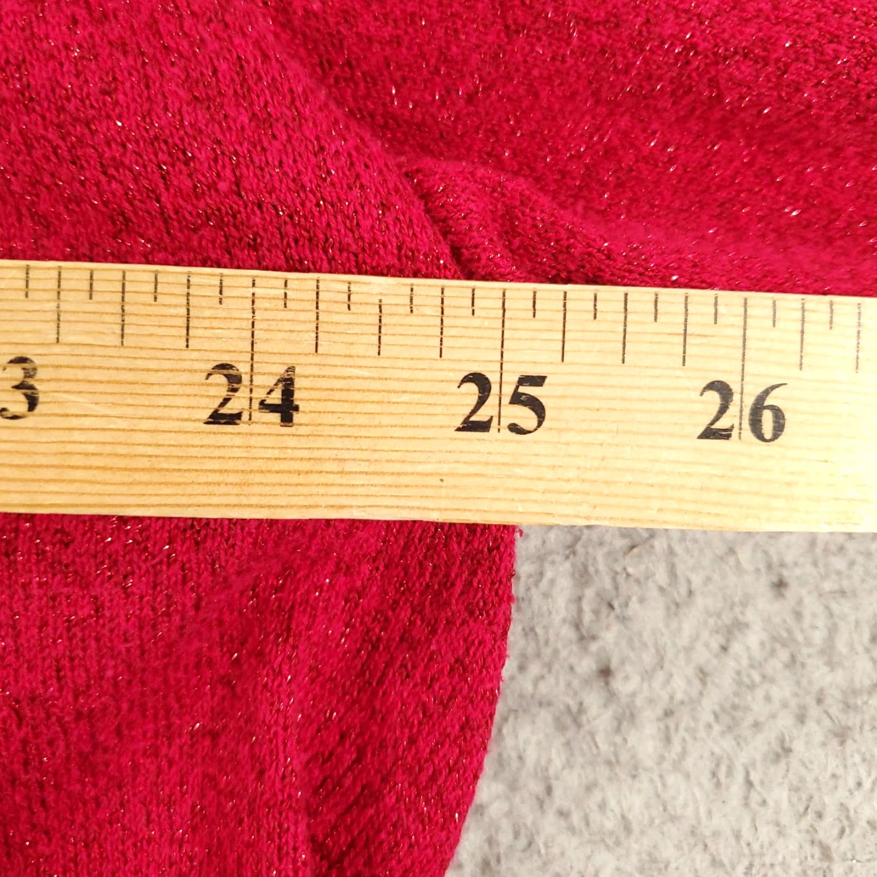 Vintage Catherines Sweater Shirt Womens 2X Dark Pink Cowl Draped Neck Tunic 3/4 Sleeve Knit Lightweight Stretch Size XXL / US 16-18 / IT 52-54 - 4 Thumbnail