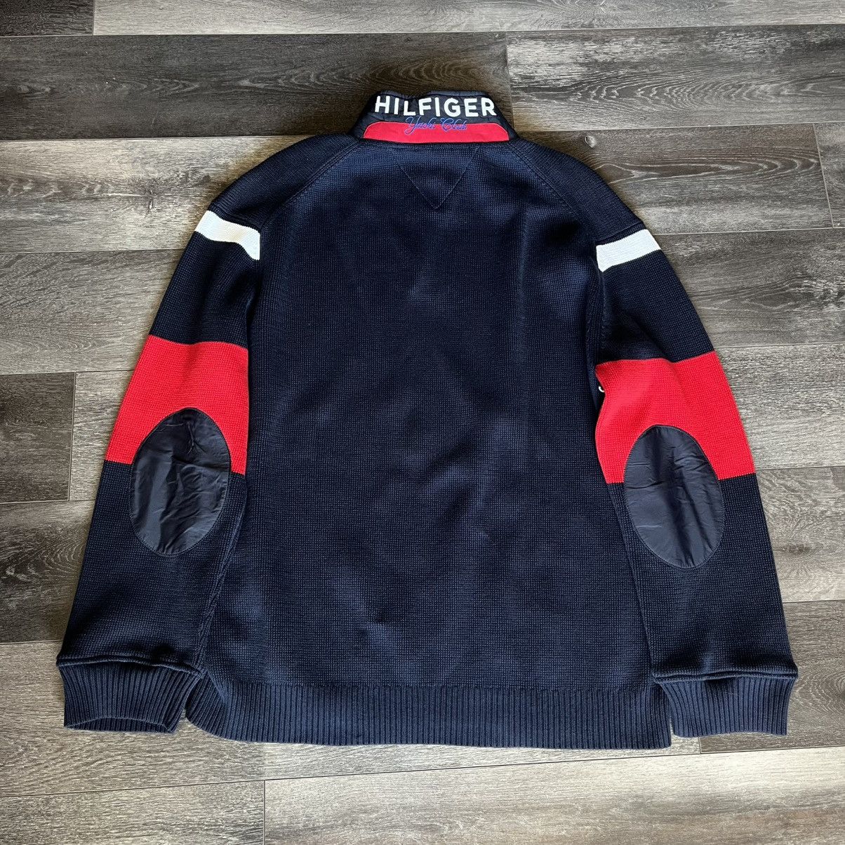 Tommy Hilfiger Tommy Hilfiger Yacht Club Quarter Zip Premium Cotton Sweater Size US XXL / EU 58 / 5 - 2 Thumbnail
