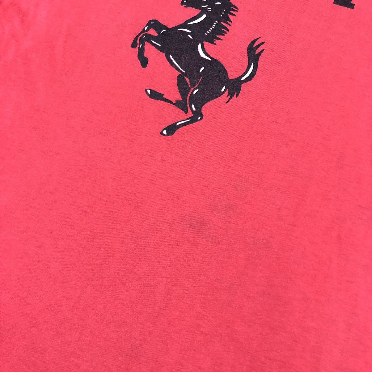 Ferrari Vintage Thrashed Faded 90s Ferrari Rare T Shirt Size US M / EU 48-50 / 2 - 6 Thumbnail