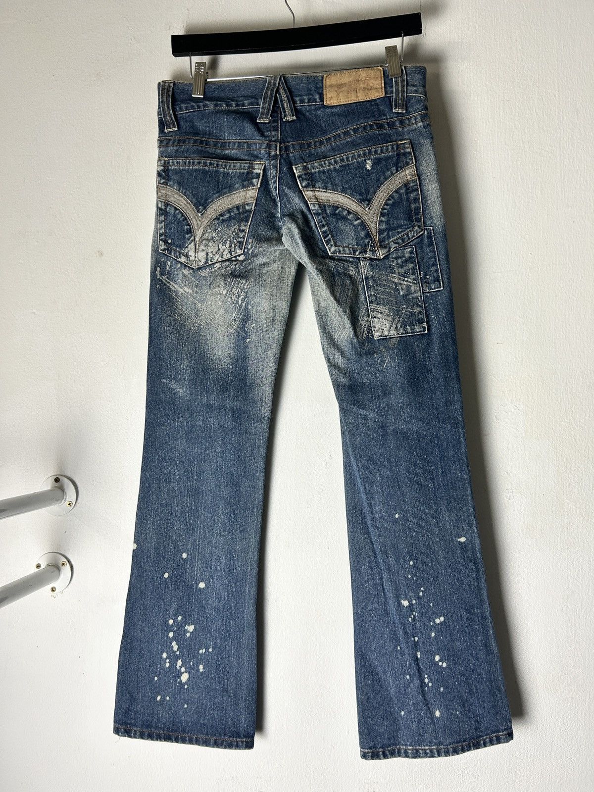 Tornado Mart Sky Bomber Patches Flared Jeans Size 28" / US 6 / IT 42 - 5 Thumbnail