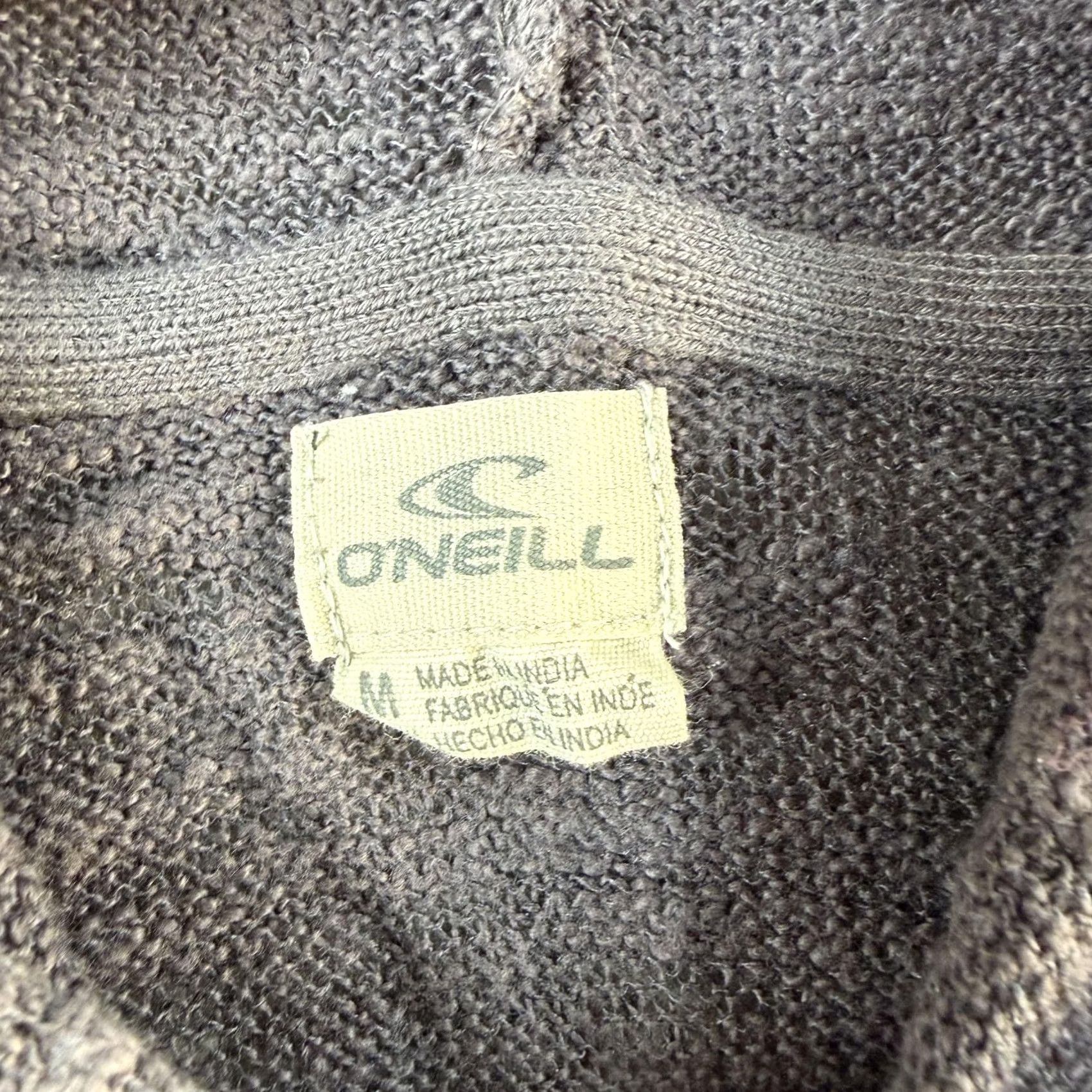 O'Neill O'Neill Womens Medium Gray Hooded Crochet Knit Lightweight Pullover Sweater Size M / US 6-8 / IT 42-44 - 3 Thumbnail