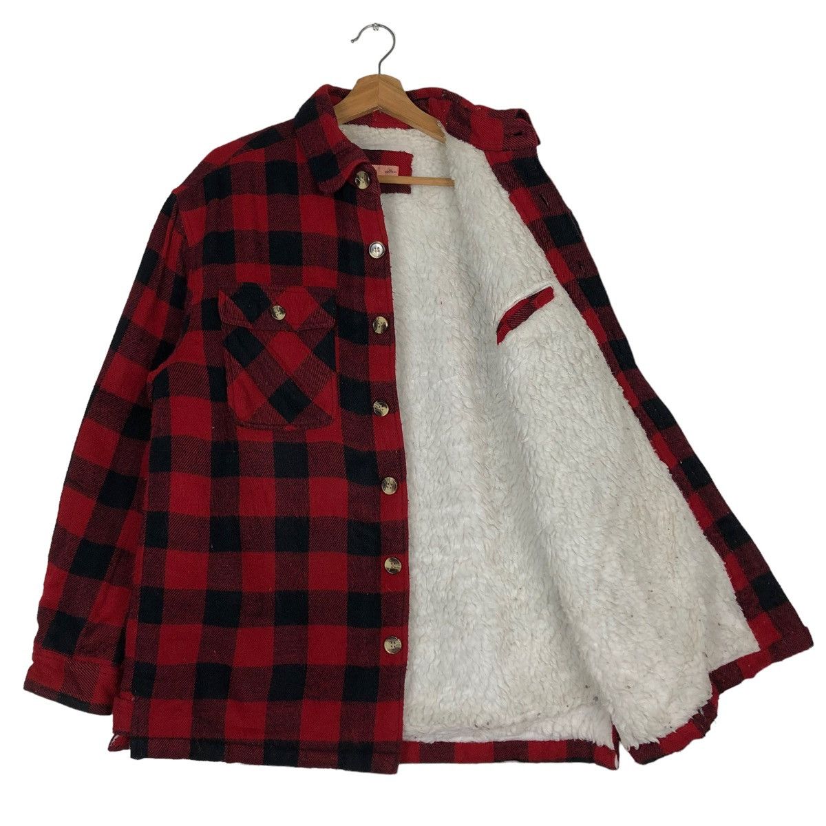 Flannel 🔥WOOL FLANNEL JACKET TARTAN CHECK DESIGN BUGLE ISSEY MIYAKE Size US L / EU 52-54 / 3 - 11 Thumbnail