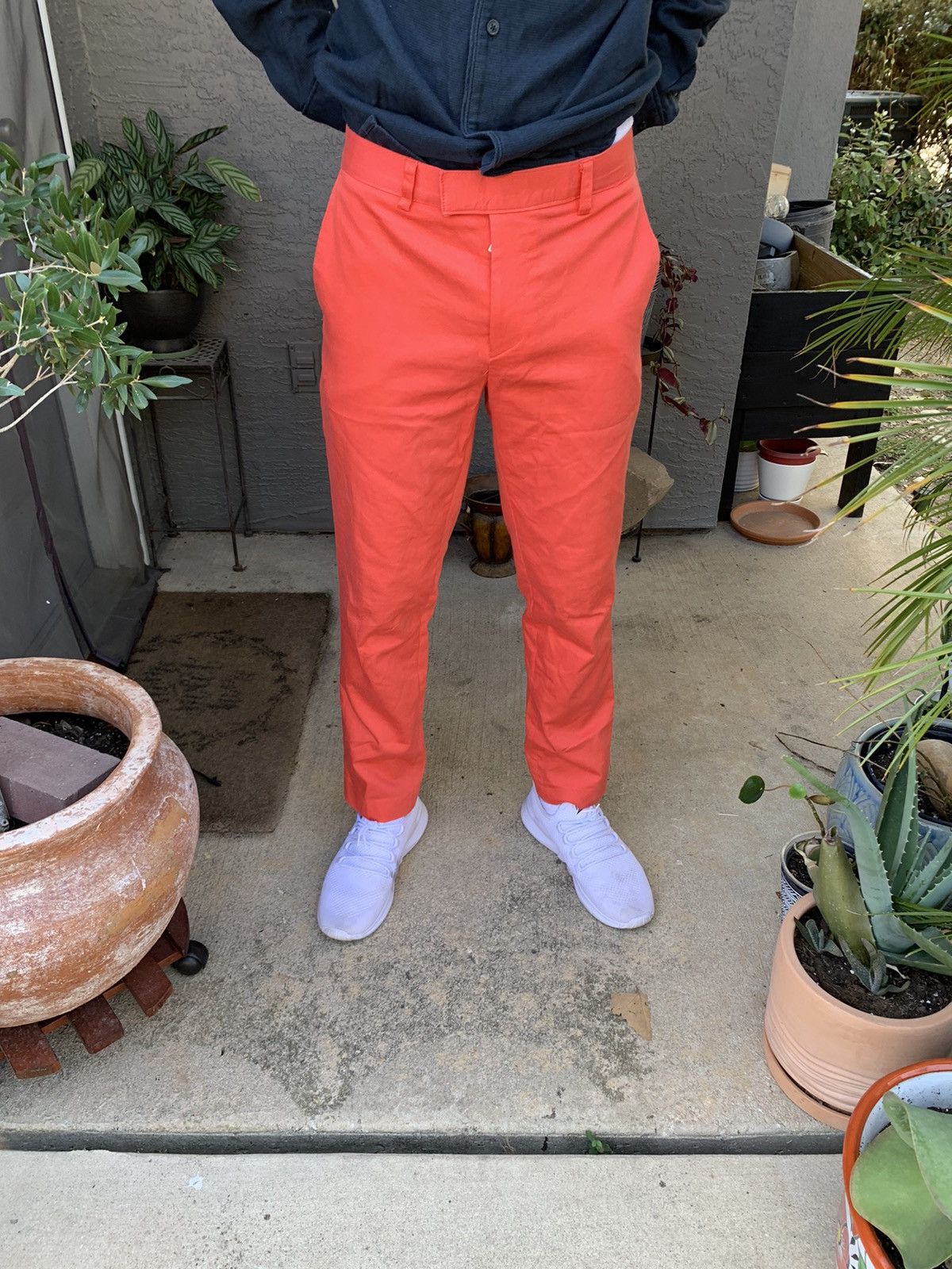 ByTheR Flat Front Trousers Size US 34 / EU 50 - 1 Thumbnail