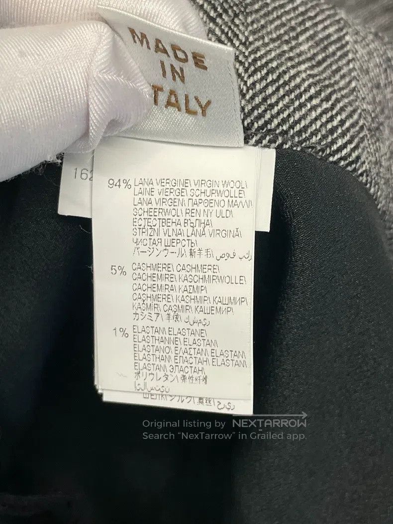 Brunello Cucinelli Brunello Cucinelli Dark Gray Sequined Wool Suit Pants Size 28" / US 6 / IT 42 - 4 Thumbnail