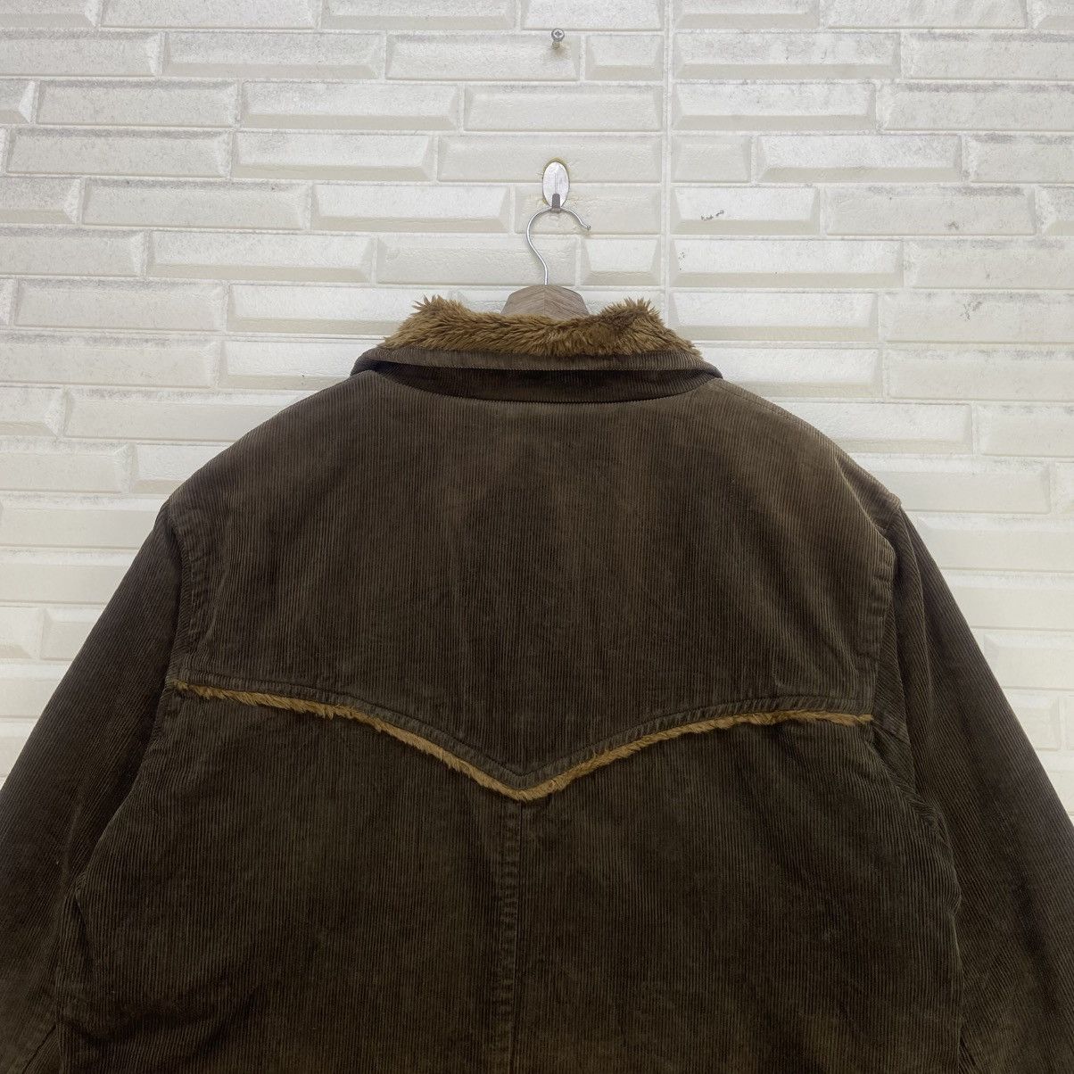 Japanese Brand Jeaning Garage Corduroy Sherpa Heavy Coat Size US XL / EU 56 / 4 - 10 Thumbnail
