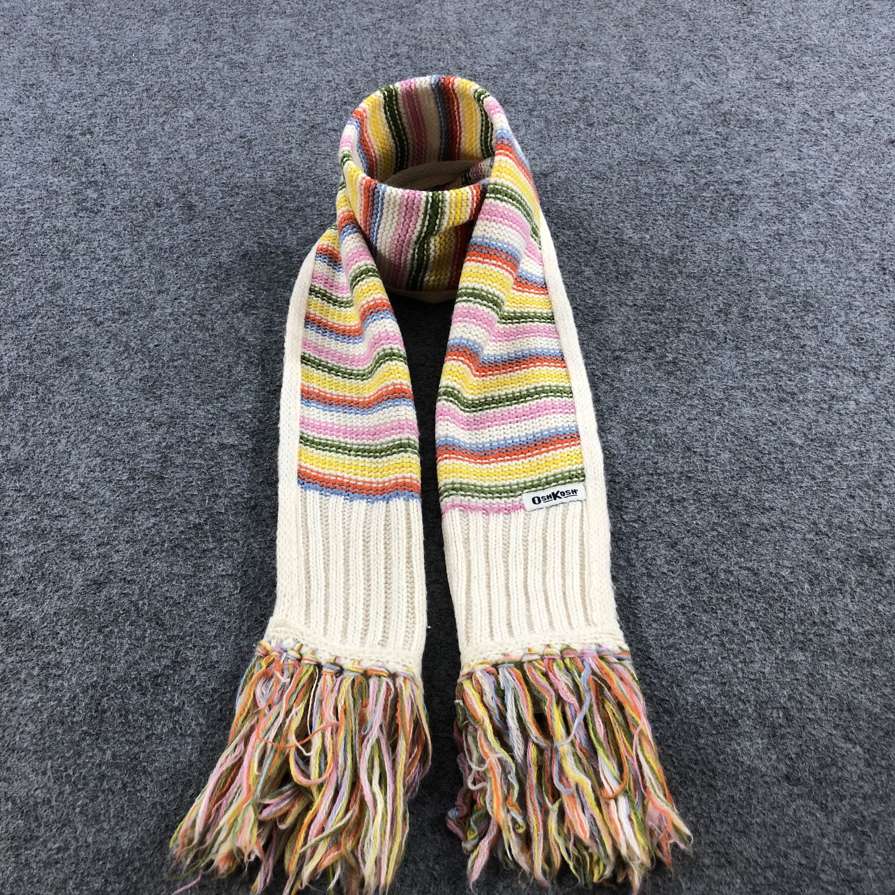 Oshkosh Oshkosh Wool Scarf Muffler V621 Size ONE SIZE - 1 Thumbnail