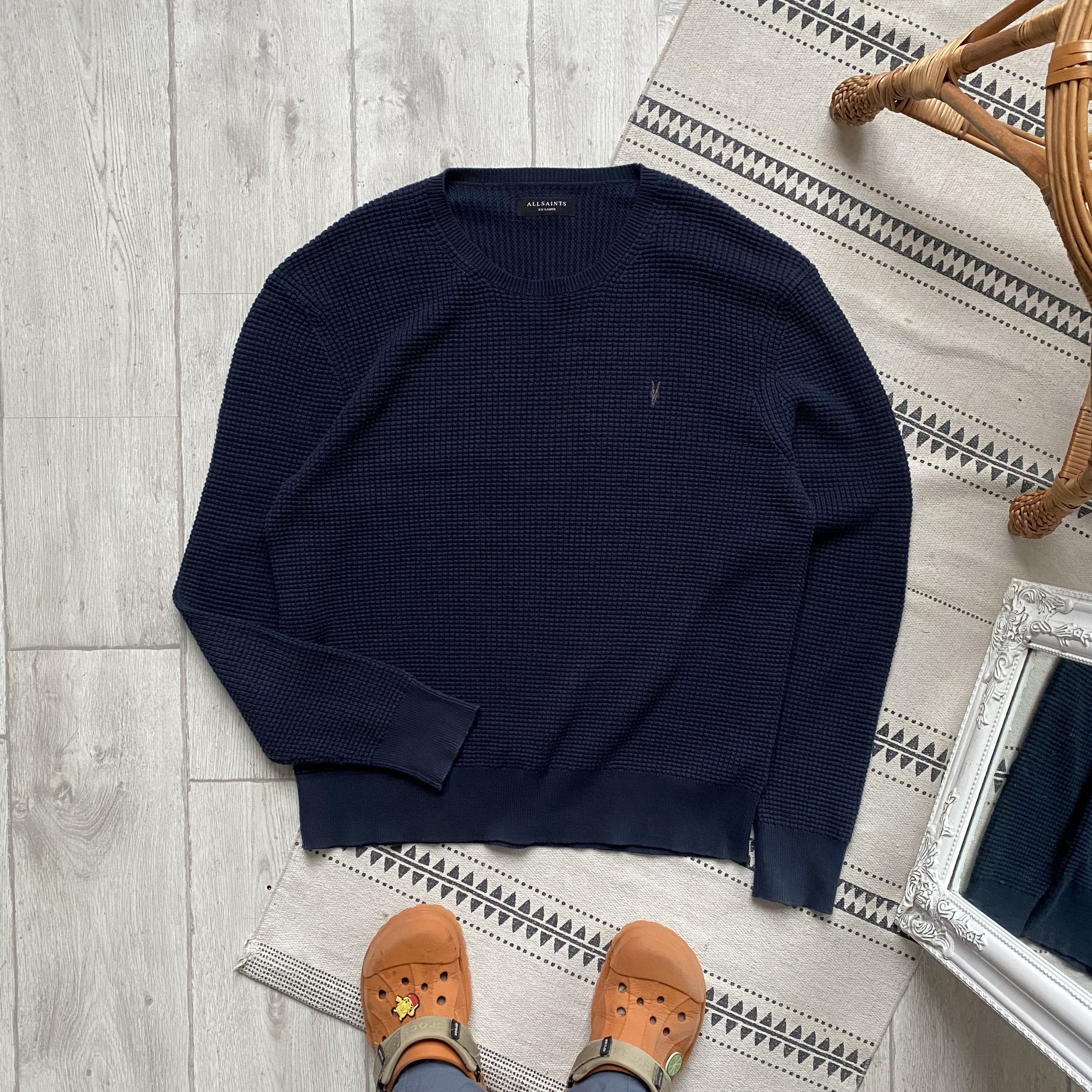 Allsaints Allsaint Heavy Knit Sweater Avant-garde Diesel vibe Size US XXL / EU 58 / 5 - 5 Thumbnail