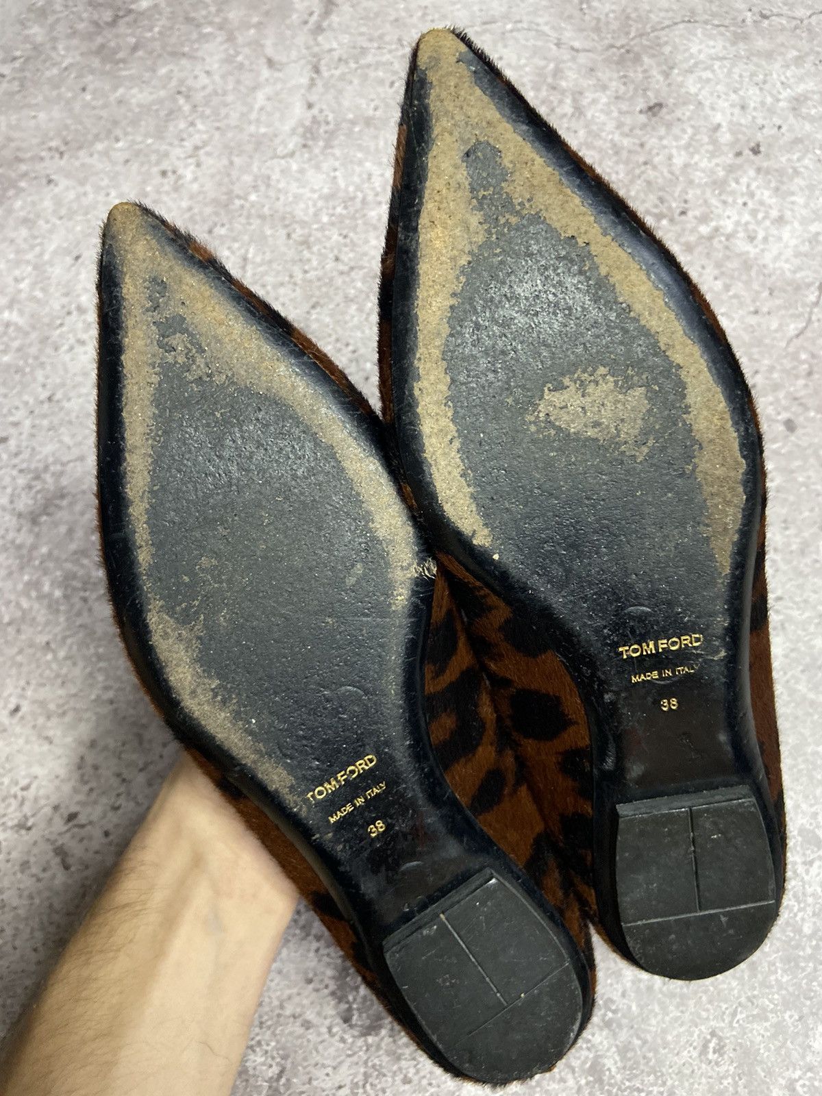 Gucci × Tom Ford × Vintage Vintage Tom Ford Leopard Shoes Size 38 Size US 8 / IT 38 - 7 Thumbnail