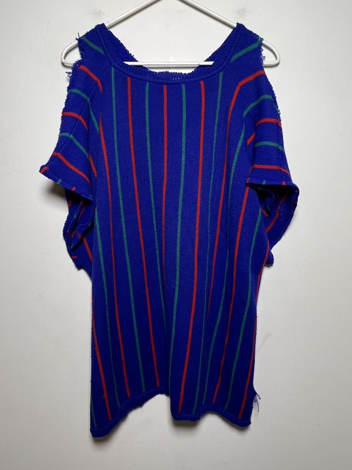 Burberry burberry y2k hand deconstructed trashed sweater vintage 1/1 Size US L / EU 52-54 / 3 - 14 Thumbnail
