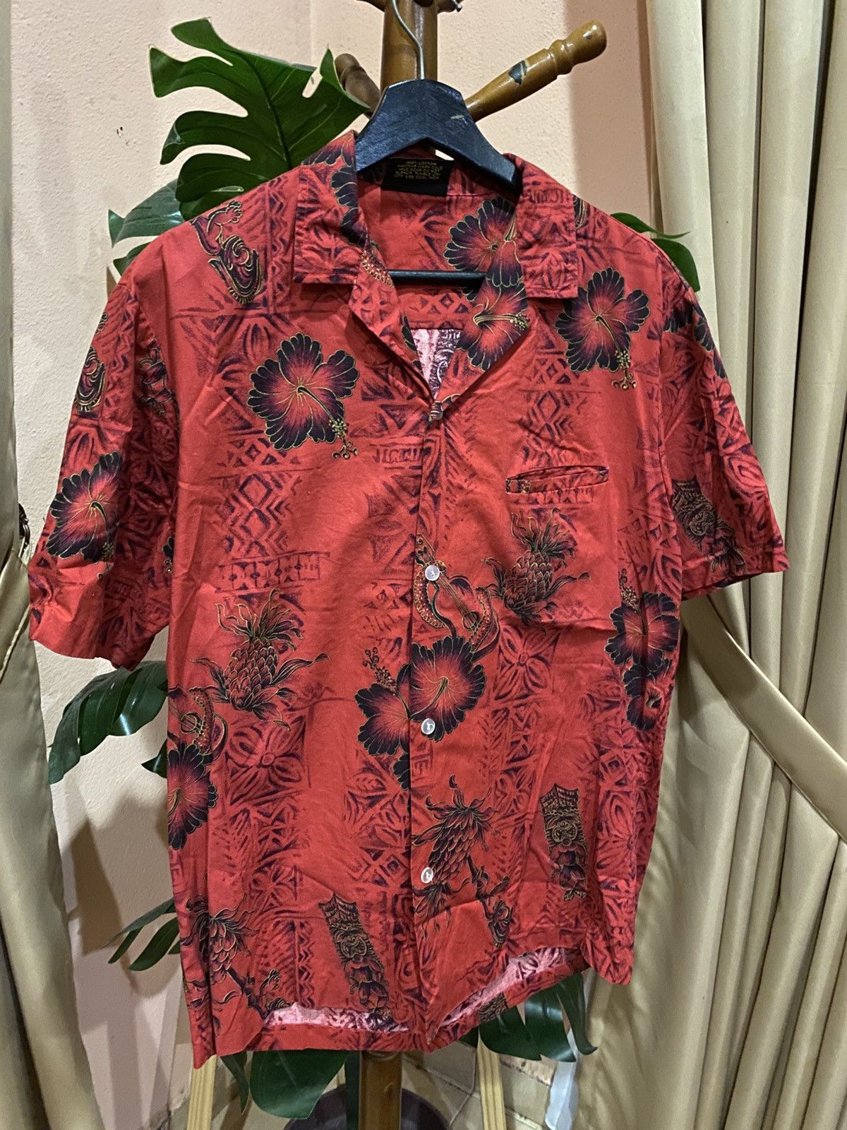 Other Vintage Royal Creations Hawaiian Shirt – Red Aloha Print Size US M / EU 48-50 / 2 - 3 Thumbnail