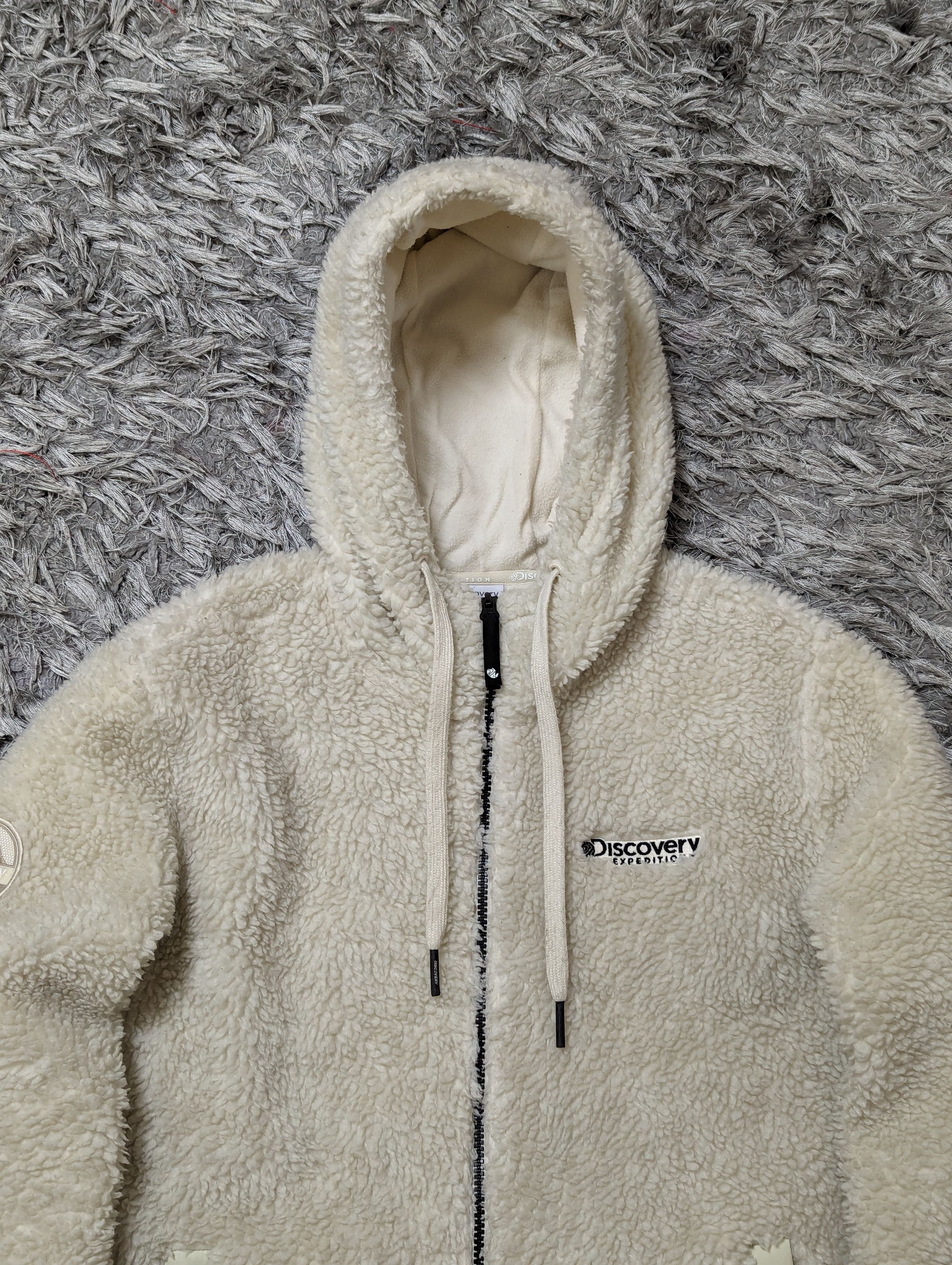 DISCOVERED Discovery Expedition Sherpa Fleece Jacket Zipper Up Coat Size US M / EU 48-50 / 2 - 7 Thumbnail