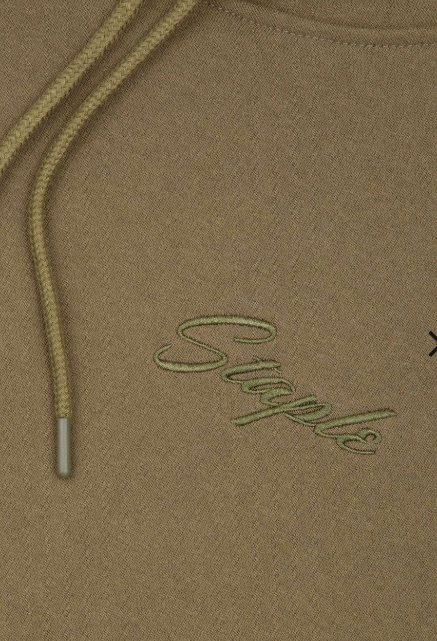 Staple Staple Pigeon NYC Script Pullover Hoodie Olive Brand New DS Size US L / EU 52-54 / 3 - 2 Thumbnail