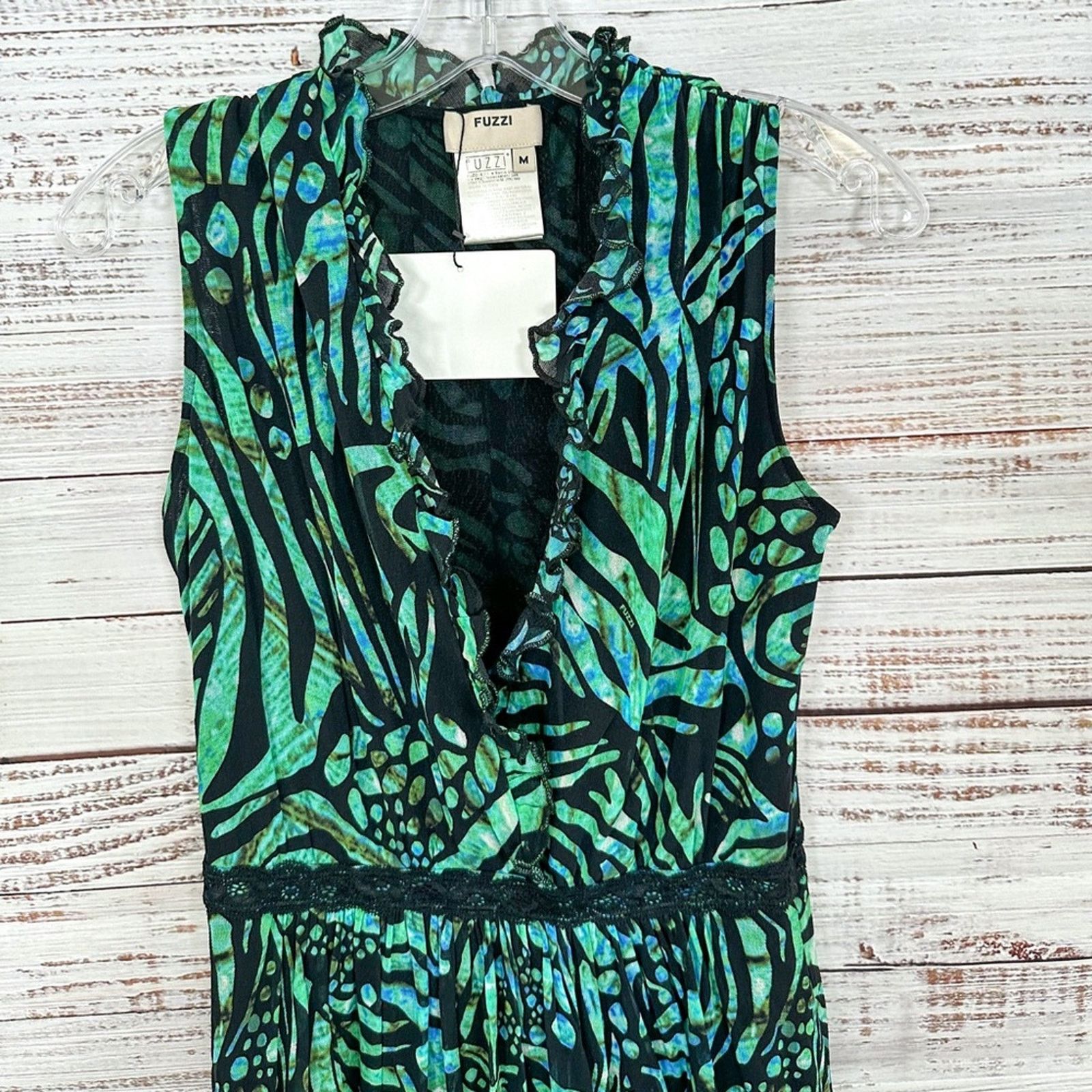 Jean Paul Gaultier Fuzzi Geometric Print Dress, EUC, Medium, MSRP $545 Size M / US 6-8 / IT 42-44 - 4 Thumbnail