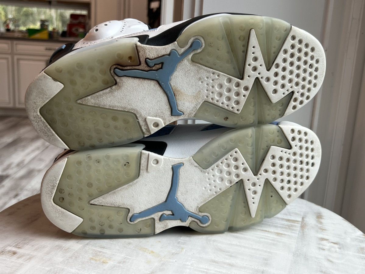 Jordan Brand × Nike Nike Air Jordan 6 Retro UNC Home Size 9.5 Size US 9.5 / EU 42-43 - 8 Thumbnail