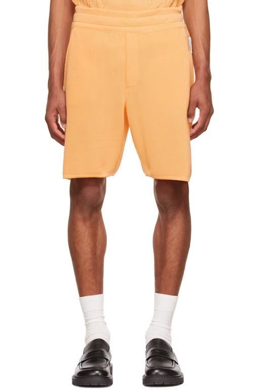 Bianca Saunders o1mle0725 Reid Knitted Shorts in Peach Size US 36 / EU 52 - 1 Preview