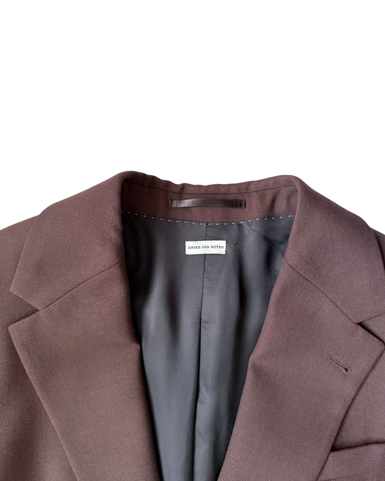 Dries Van Noten Dries van Noten Wine Red Suit Size 48R - 4 Thumbnail