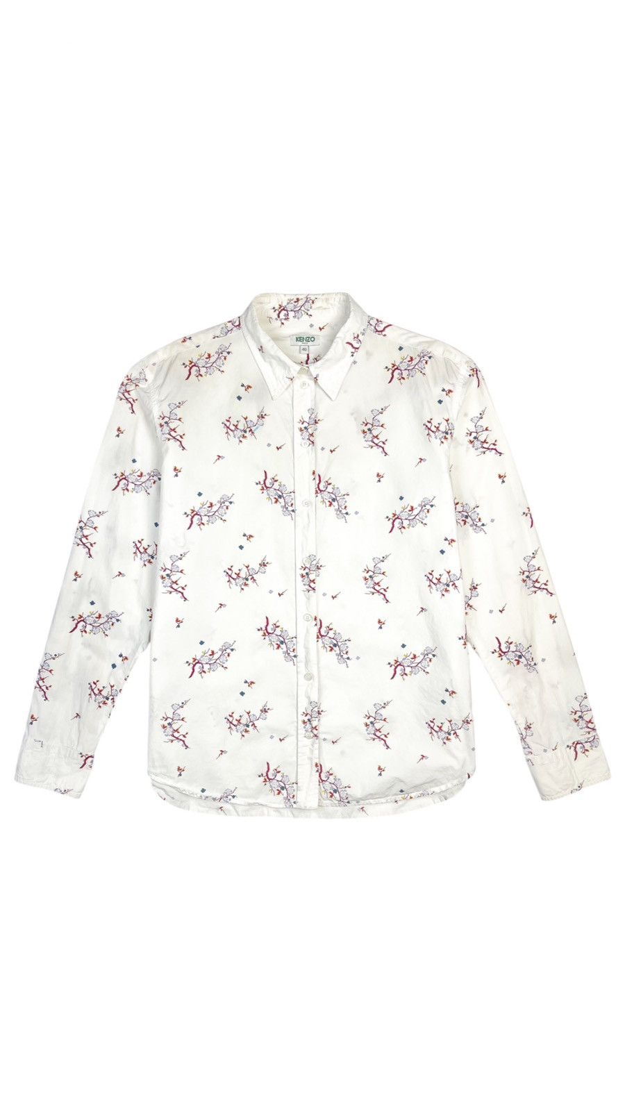 Kenzo Kenzo Paris Blossom Sakura Flower L/S Shirt Size US M / EU 48-50 / 2 - 1 Thumbnail