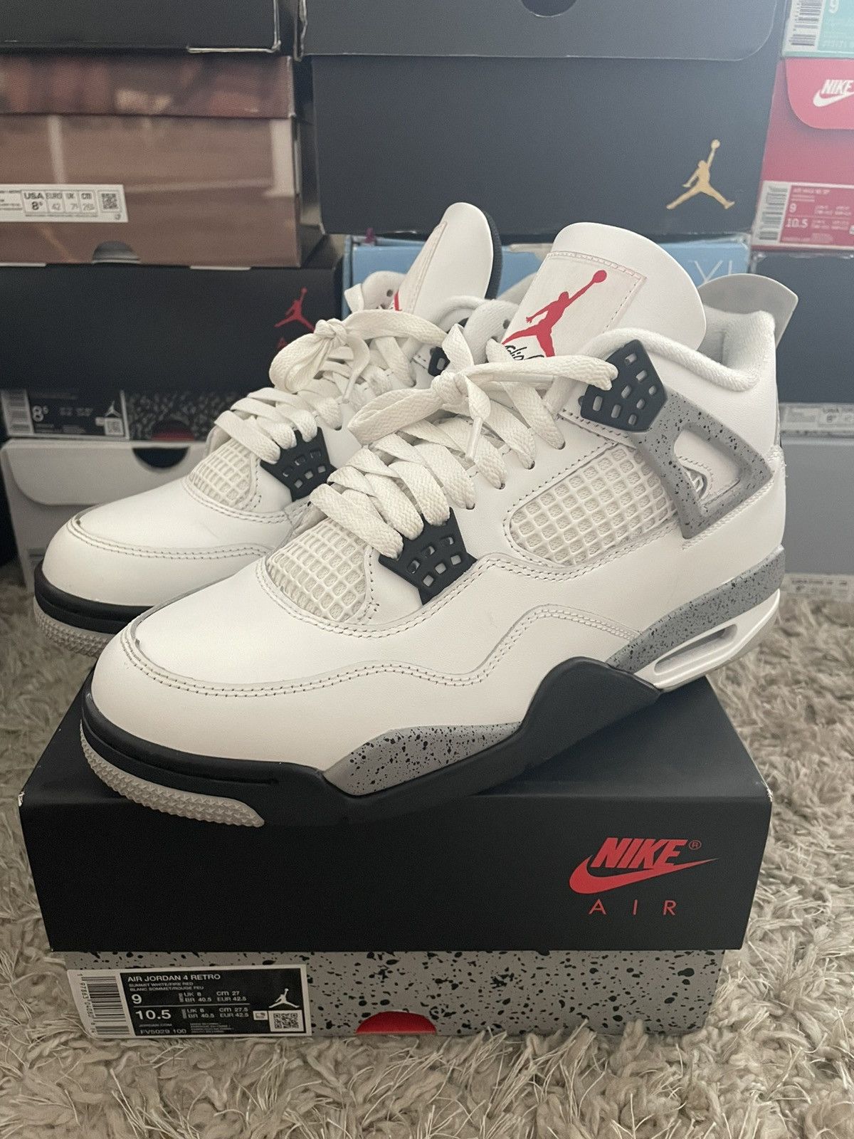 Jordan Brand Jordan 4 White Cement Size US 9 / EU 42 - 1 Thumbnail