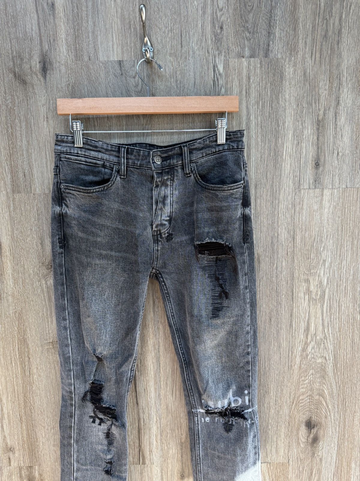 Ksubi Ksubi Grey Denim Jeans Size US 30 / EU 46 - 2 Thumbnail