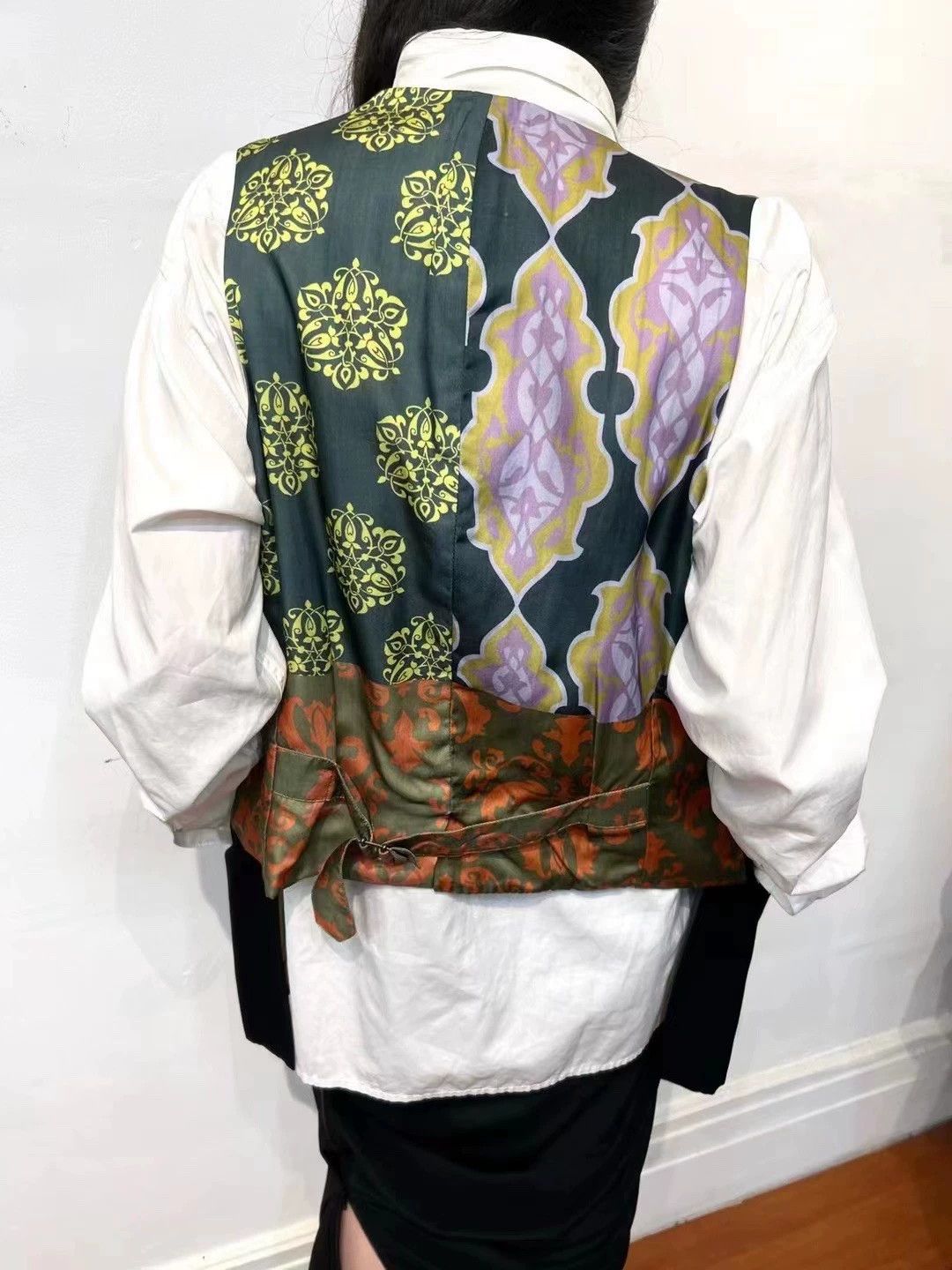 Yohji Yamamoto Yohji Floral Vest Ultra Rare Sz3 Bust 90, slight var L75 Size L / US 10 / IT 46 - 1 Thumbnail