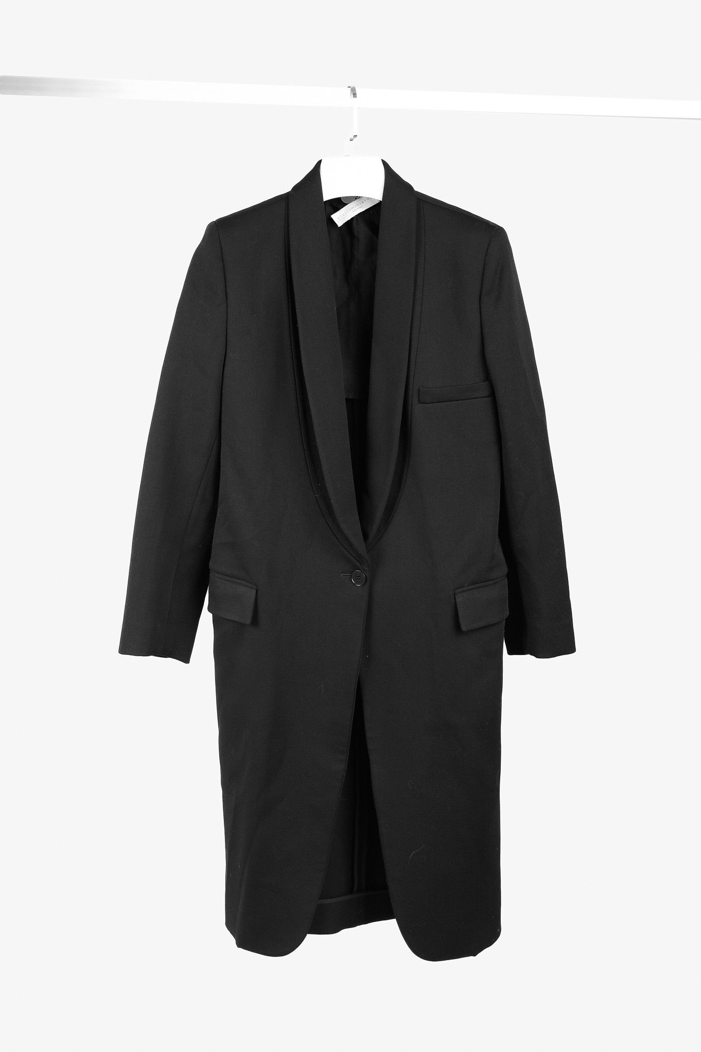 Stella McCartney Stella McCartney black wool coat womens